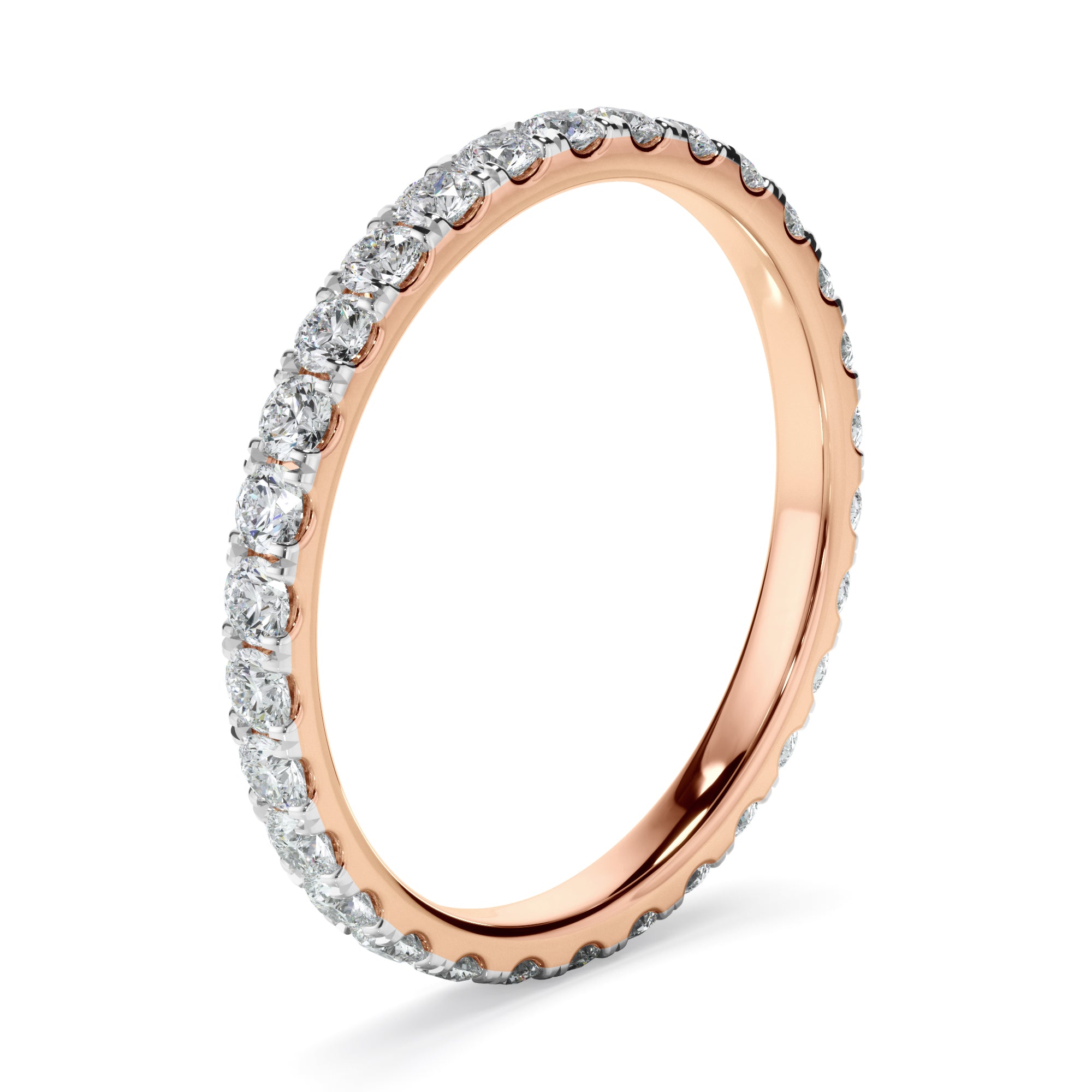 Astara - Diamond Claw Set Eternity Wedding Ring