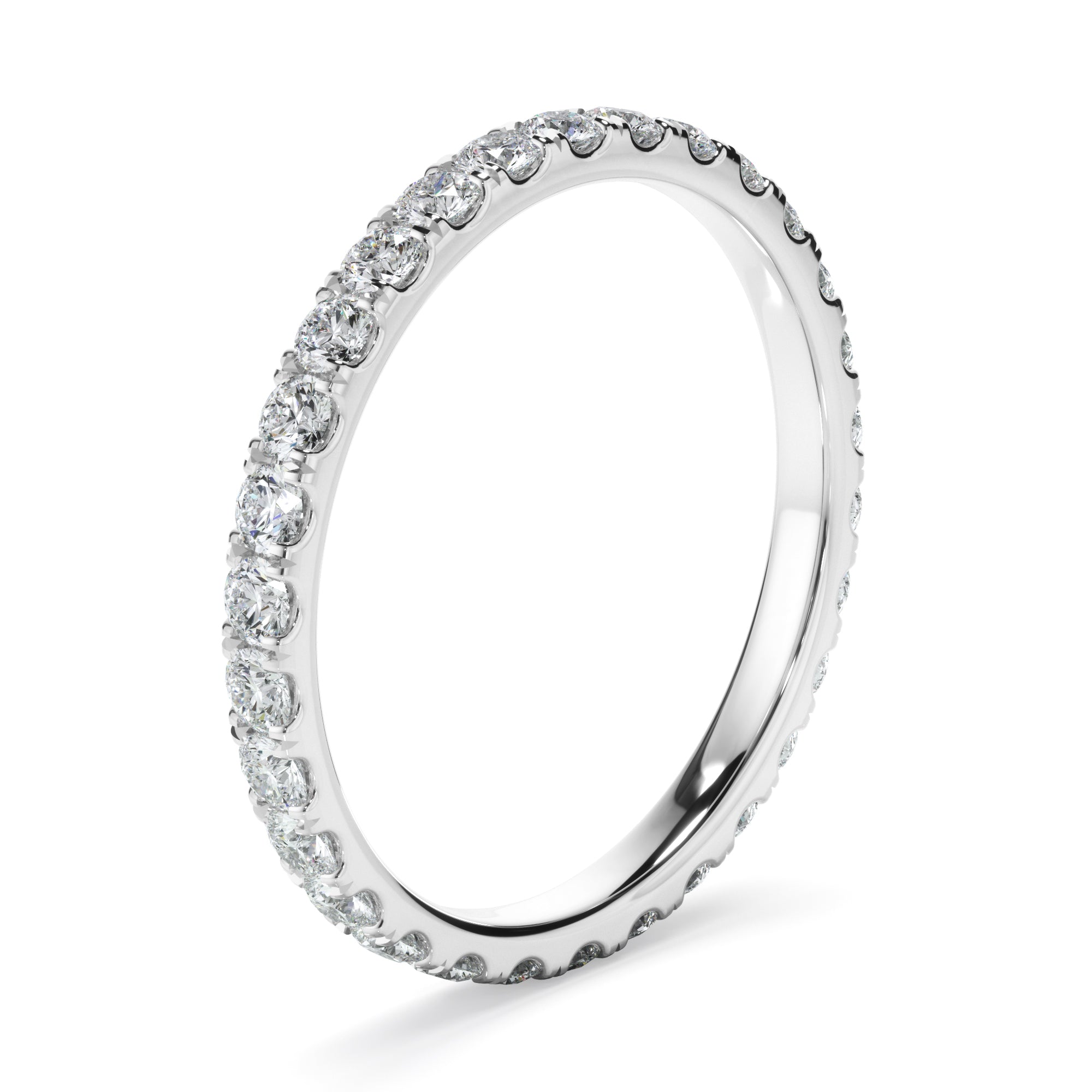 Astara - Diamond Claw Set Eternity Wedding Ring