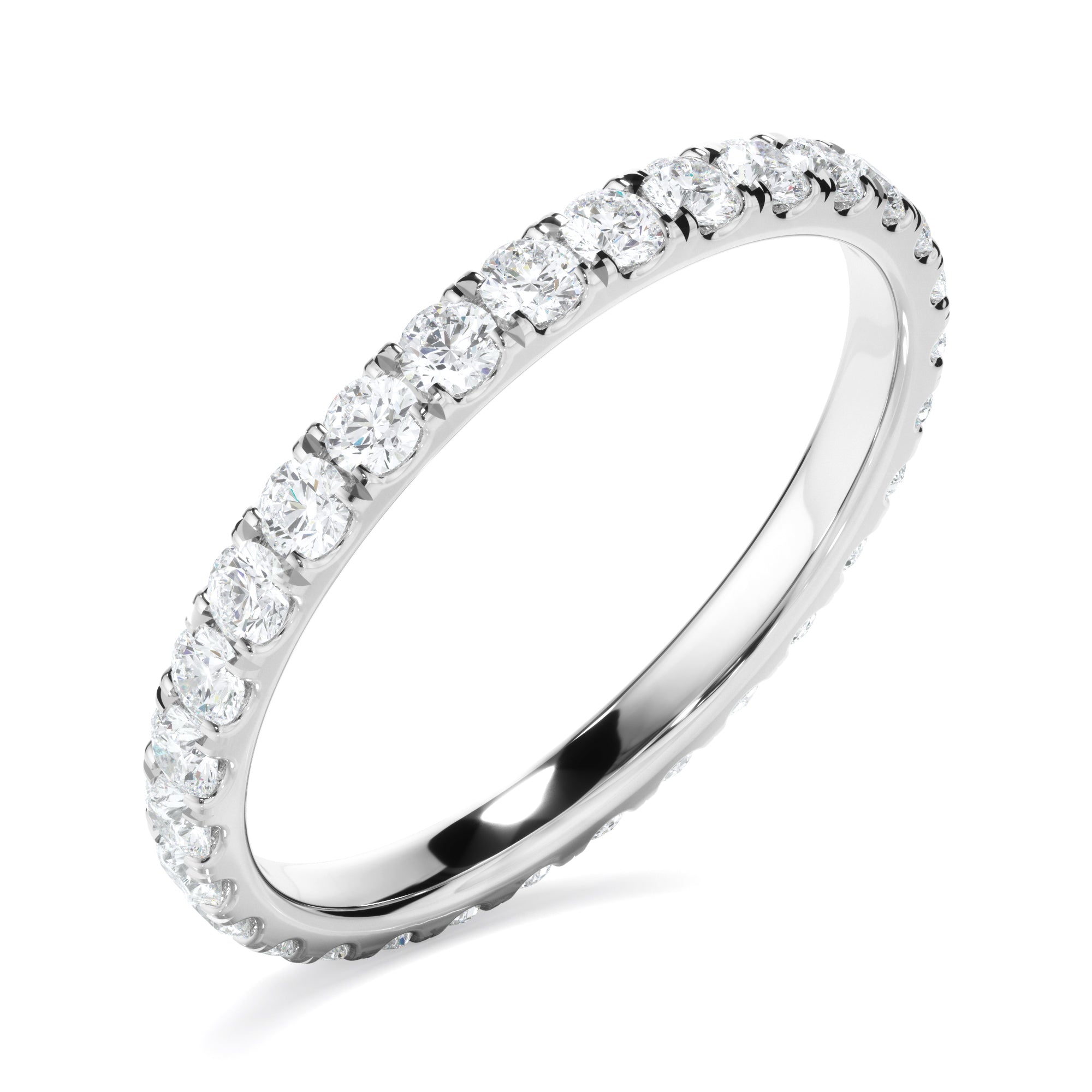 Astara - Diamond Claw Set Eternity Wedding Ring