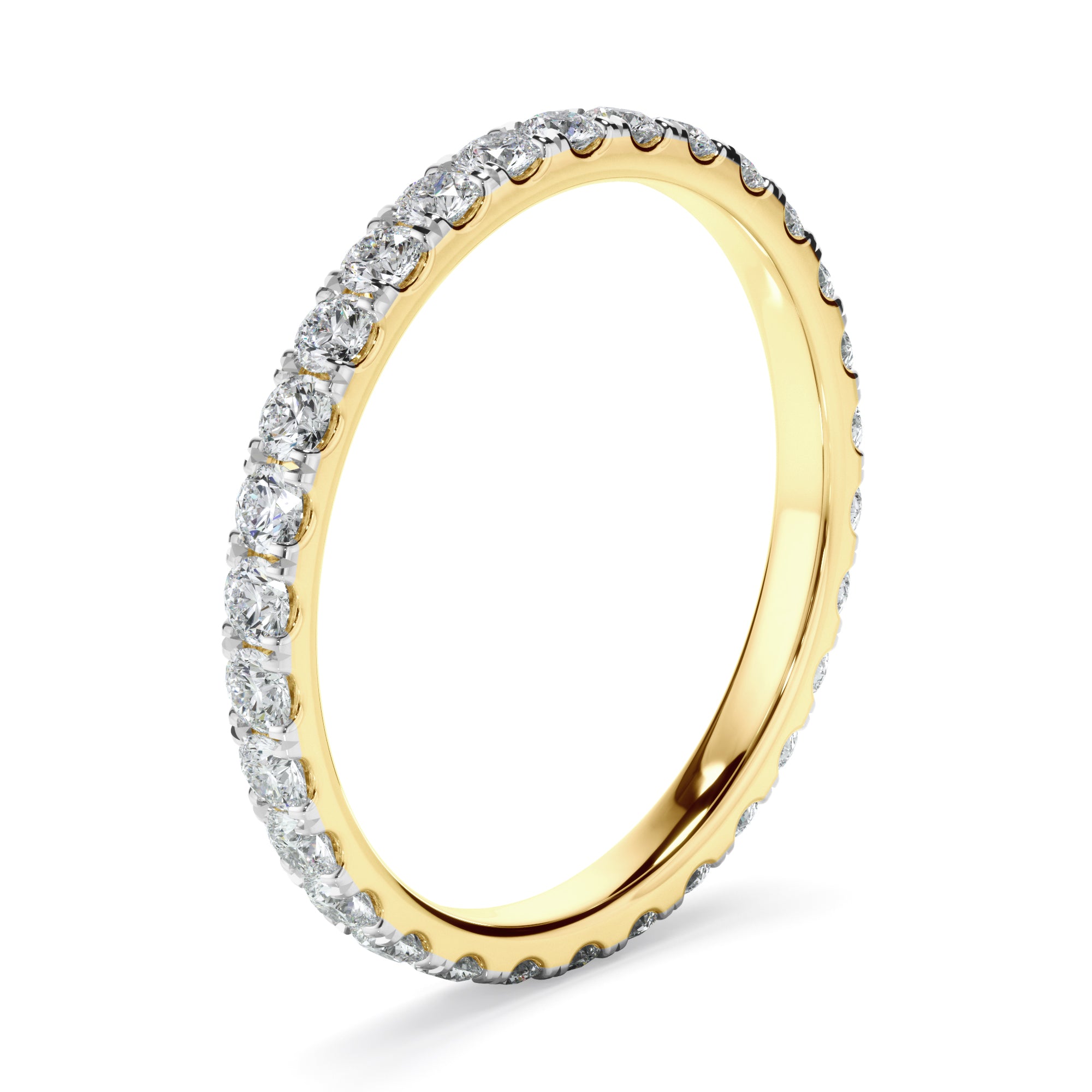 Astara - Diamond Claw Set Eternity Wedding Ring