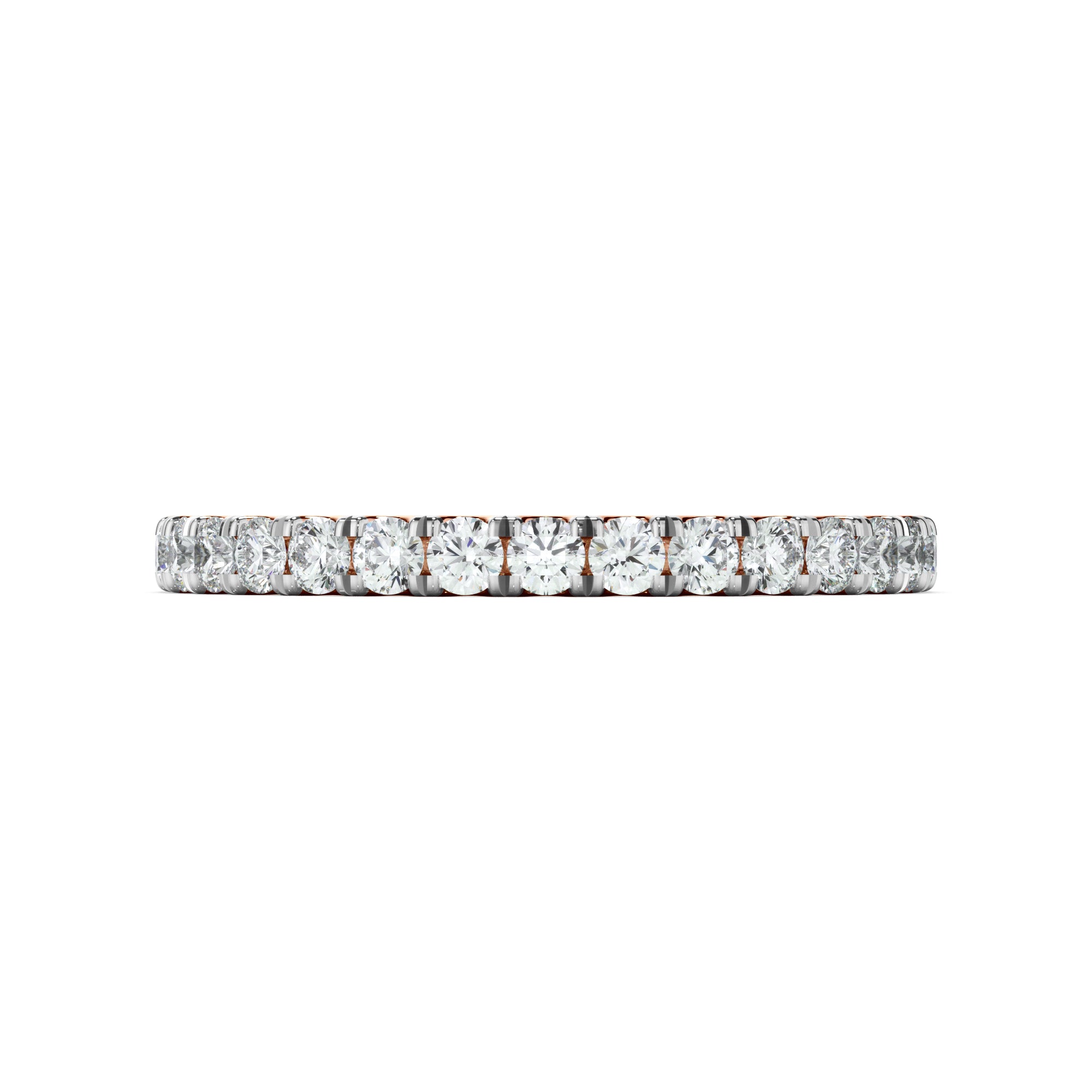 Lilly - Diamond Claw Set Eternity Wedding Ring