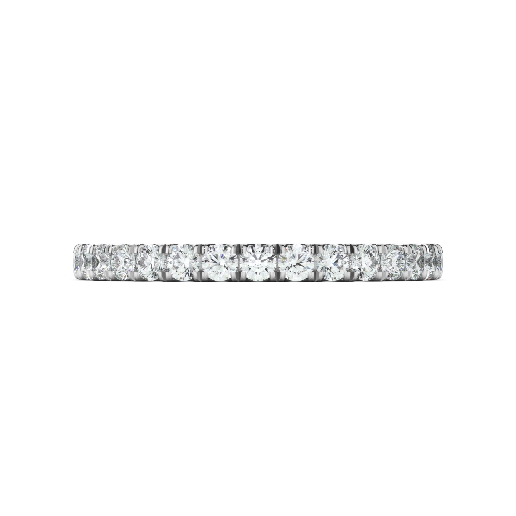 Lilly - Diamond Claw Set Eternity Wedding Ring