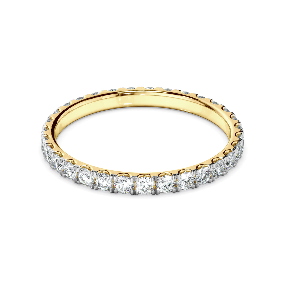 Lilly - Diamond Claw Set Eternity Wedding Ring