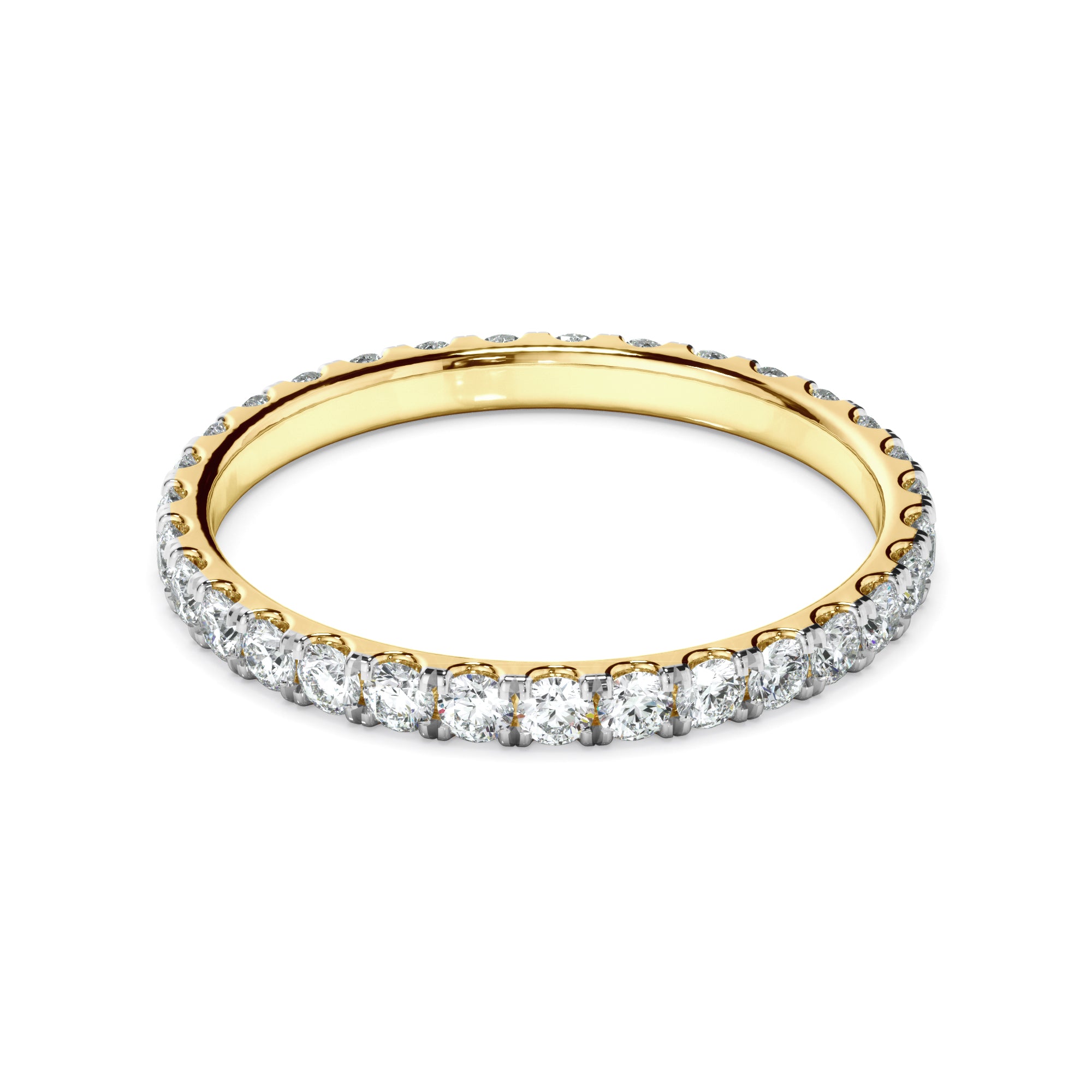 Lilly - Diamond Claw Set Eternity Wedding Ring