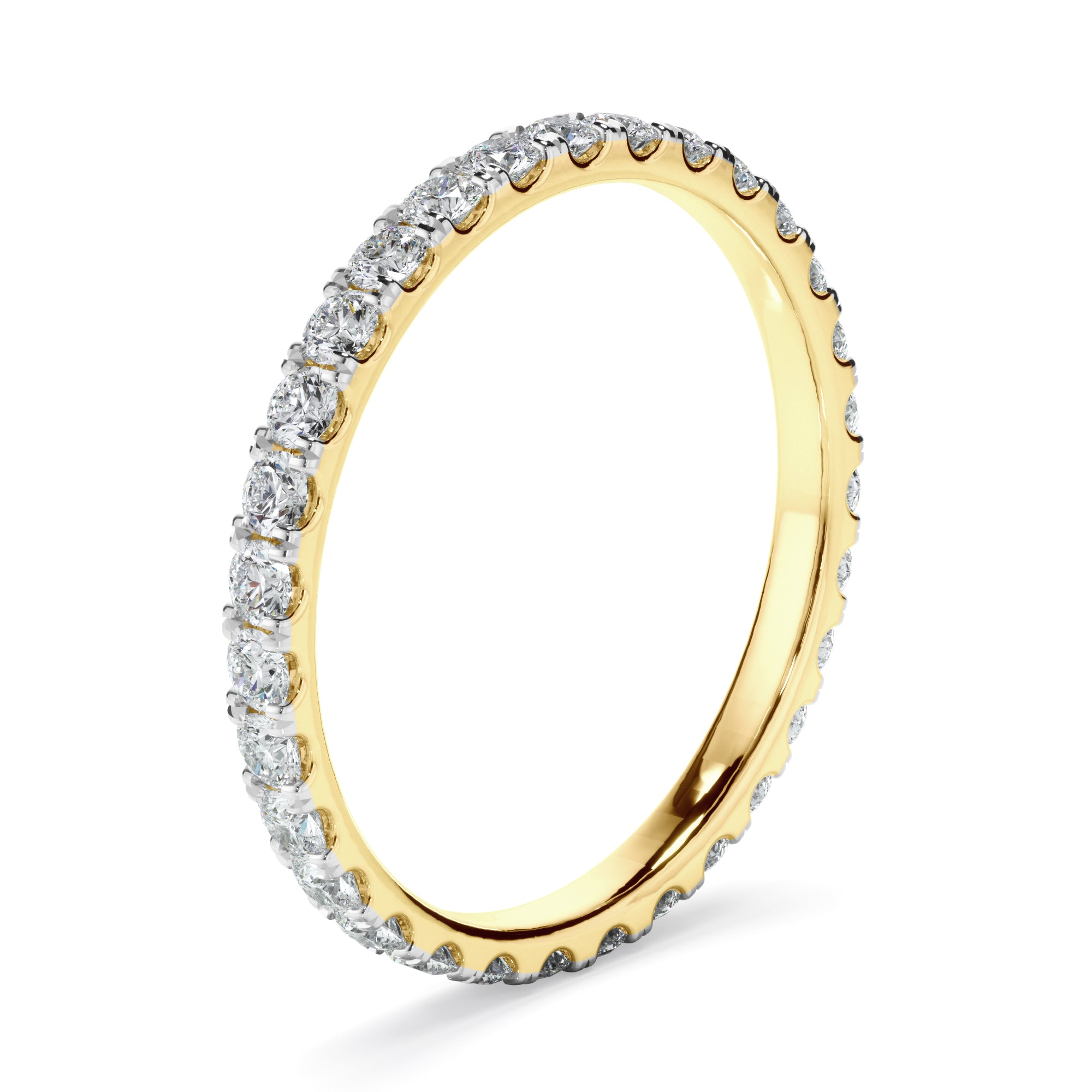 Lilly - Diamond Claw Set Eternity Wedding Ring