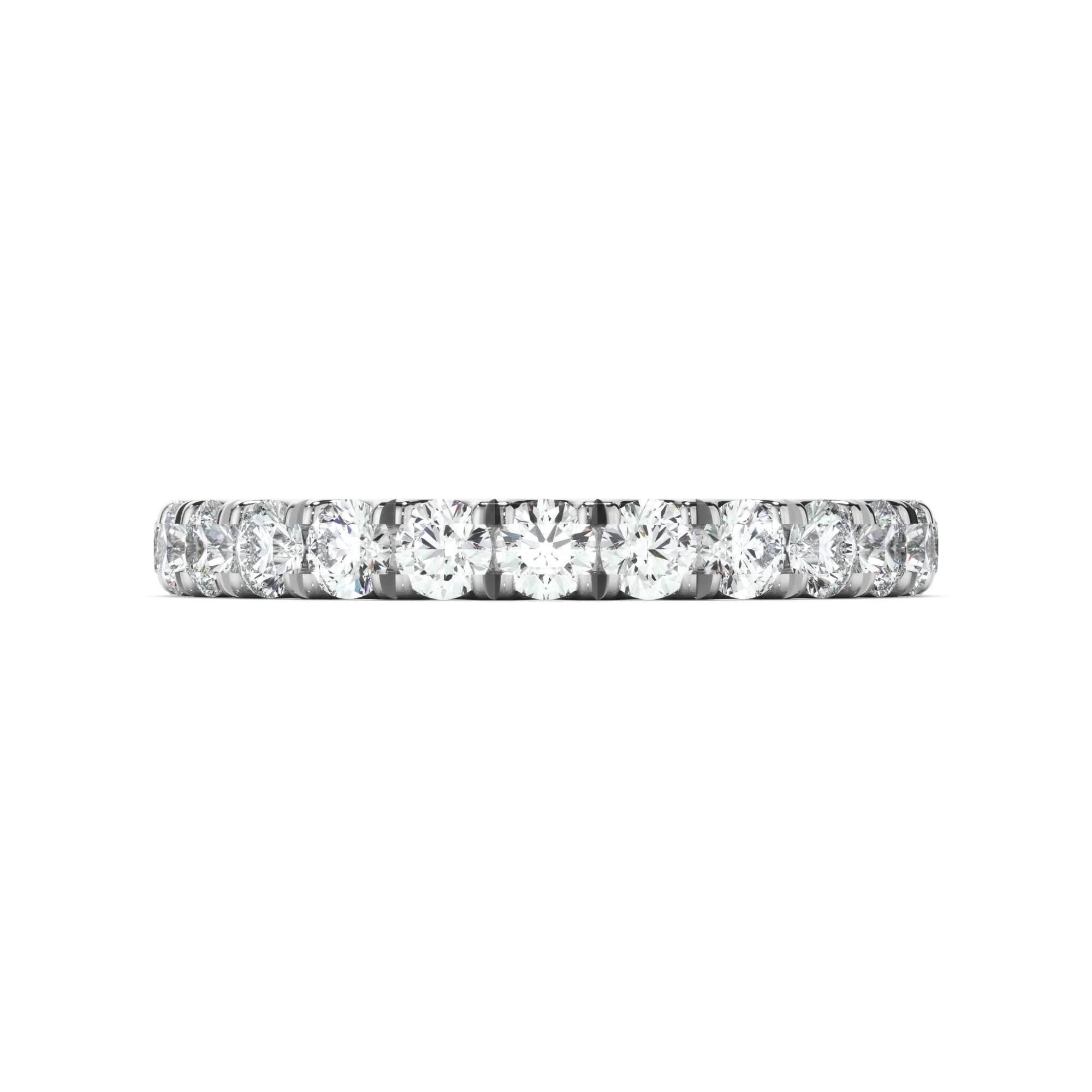 Cecilia - Diamond Claw Set Wedding Ring