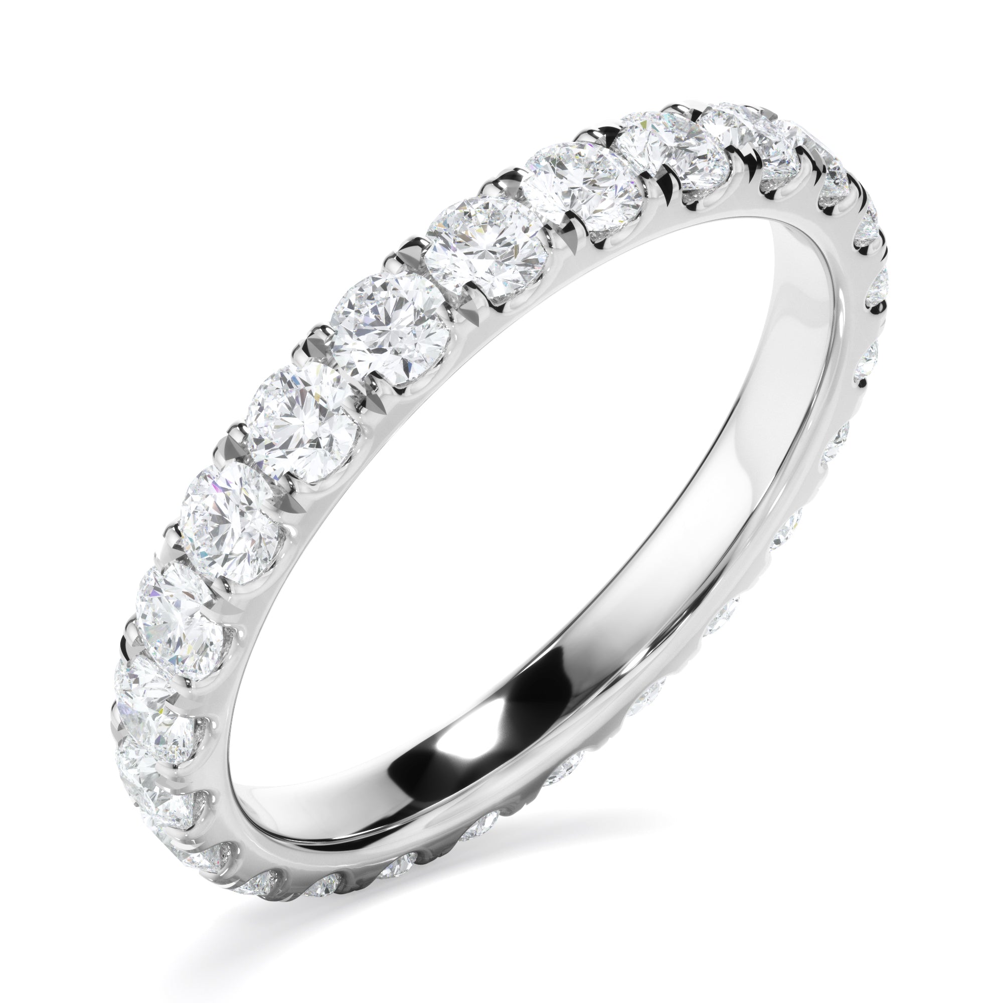 Calla - Round Brilliant Diamond Eternity Ring