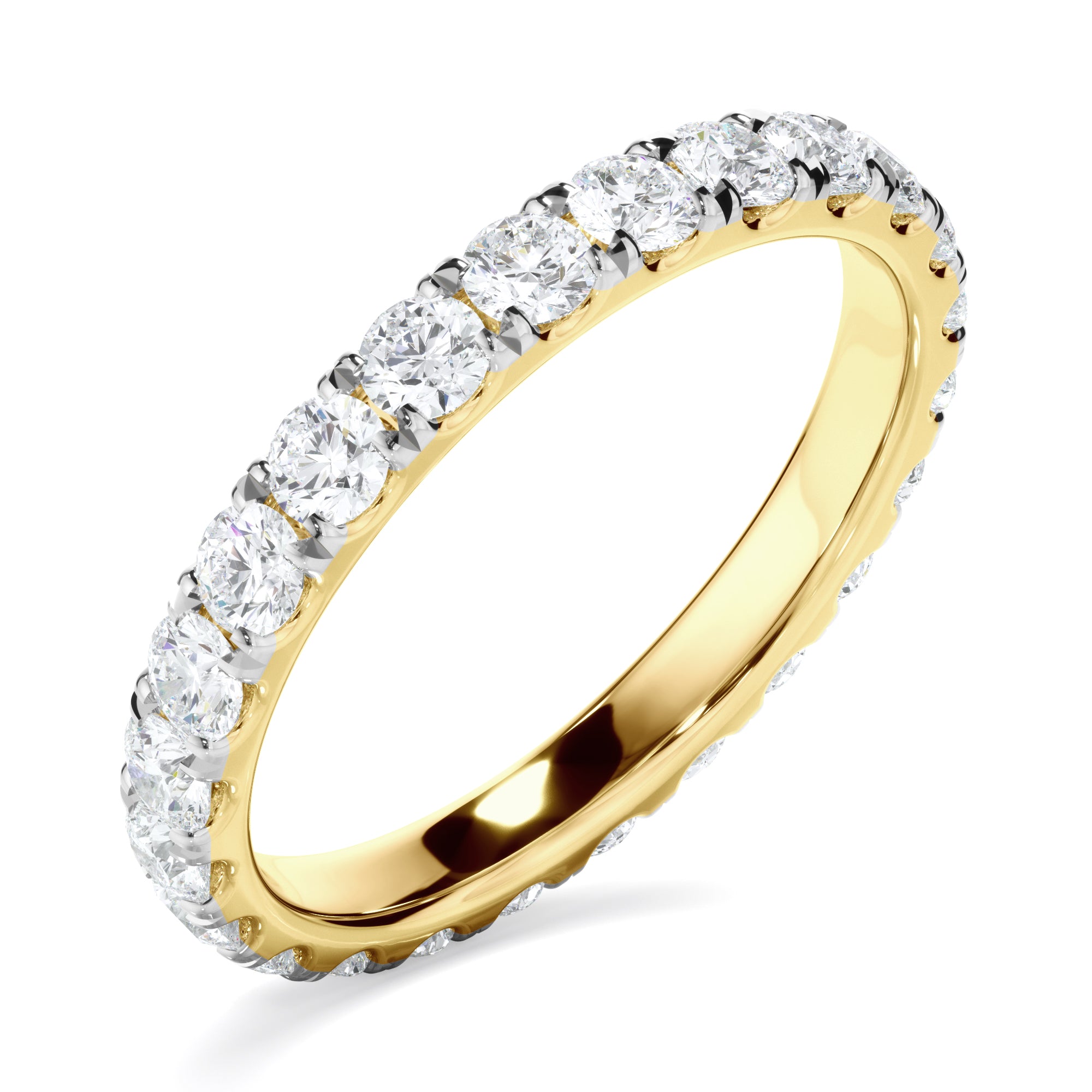 Calla - Round Brilliant Diamond Eternity Ring