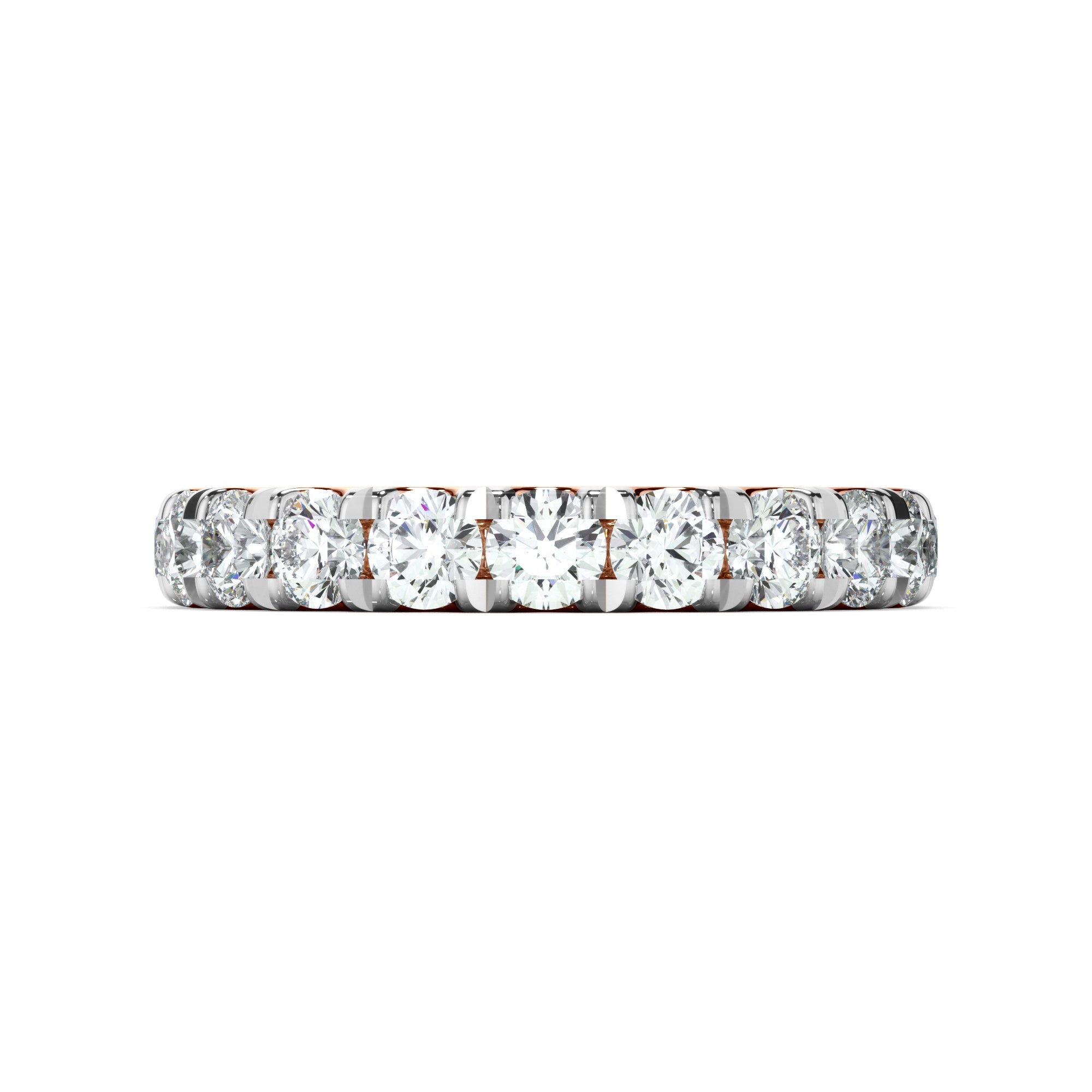 Veronica - Diamond Claw Set Eternity Wedding Ring