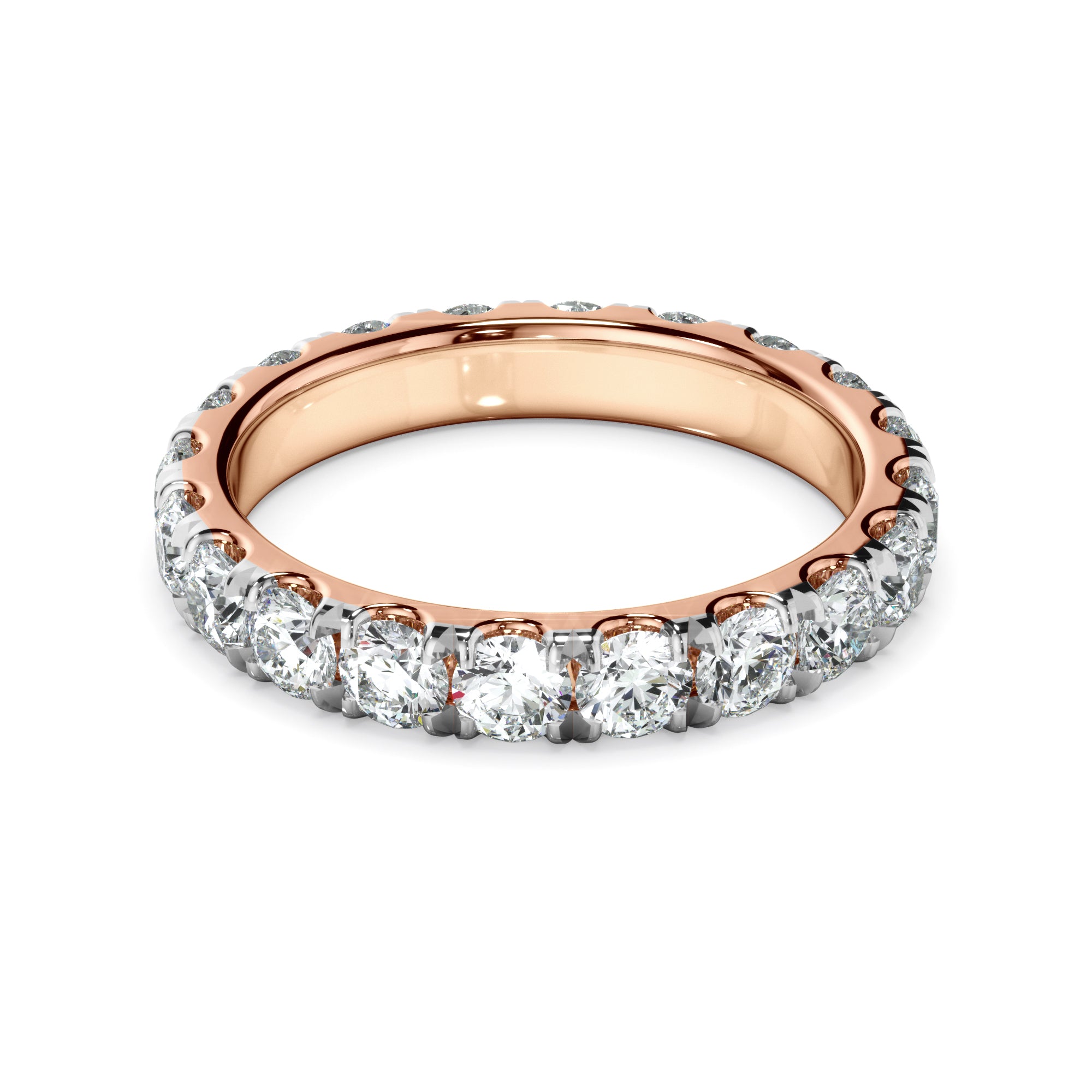 Veronica - Diamond Claw Set Eternity Wedding Ring