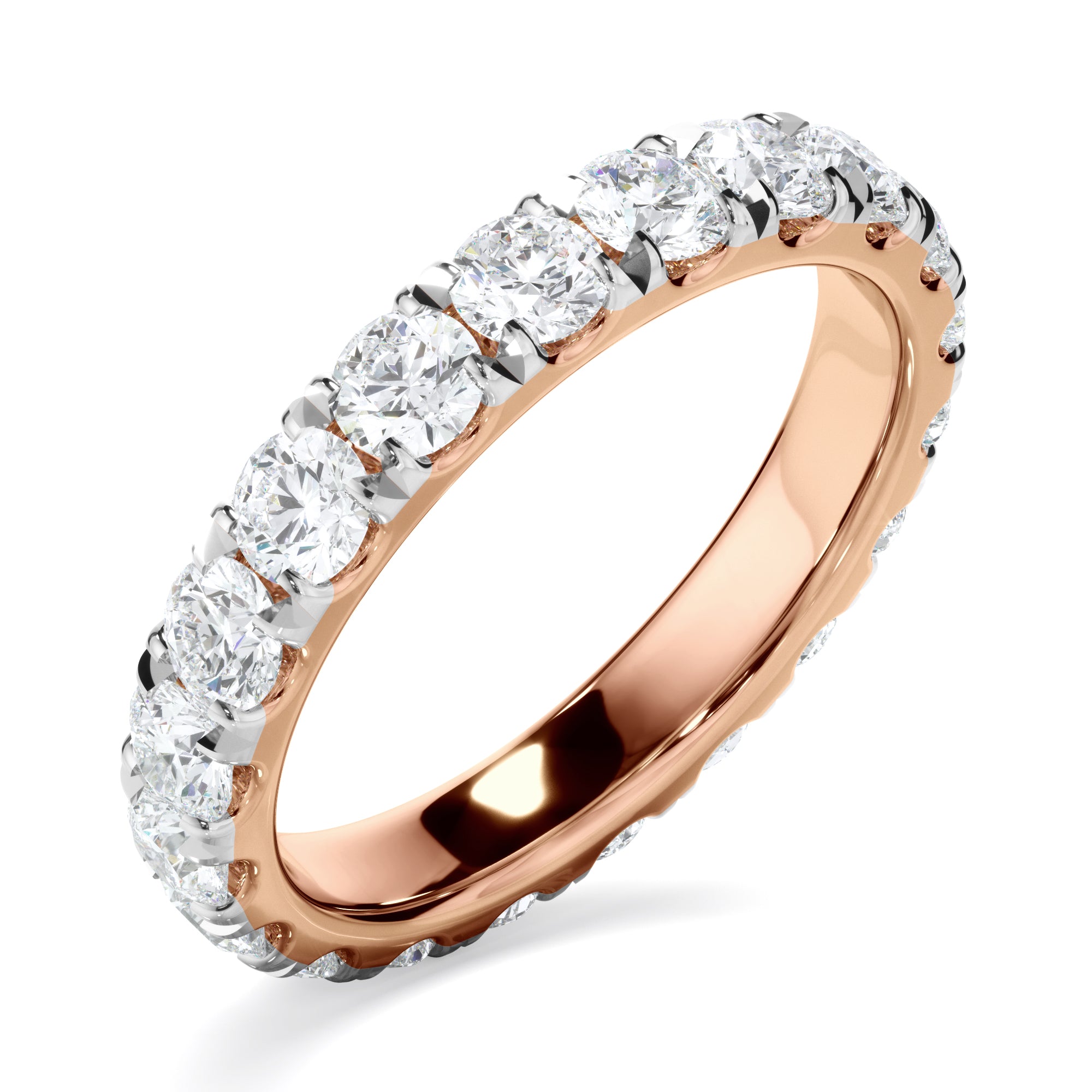 Veronica - Diamond Claw Set Eternity Wedding Ring