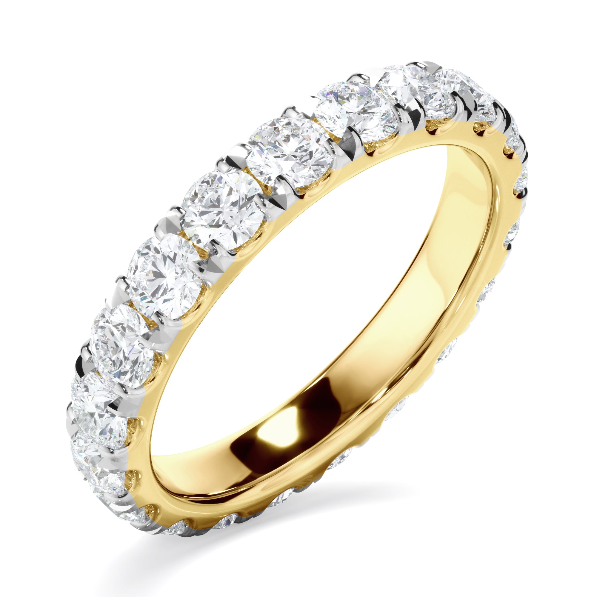 Veronica - Diamond Claw Set Eternity Wedding Ring