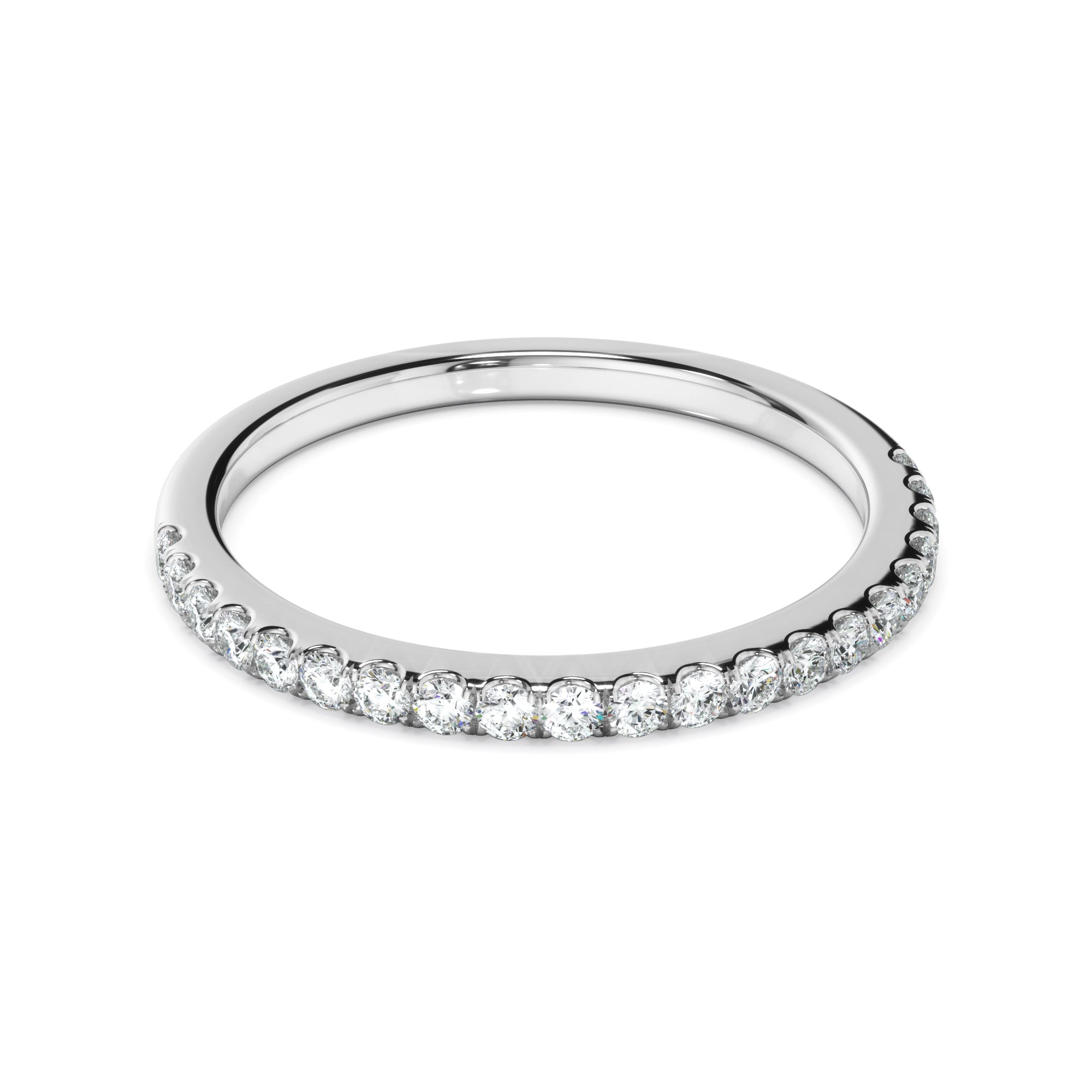 Gwen - Diamond Claw Set Wedding Ring