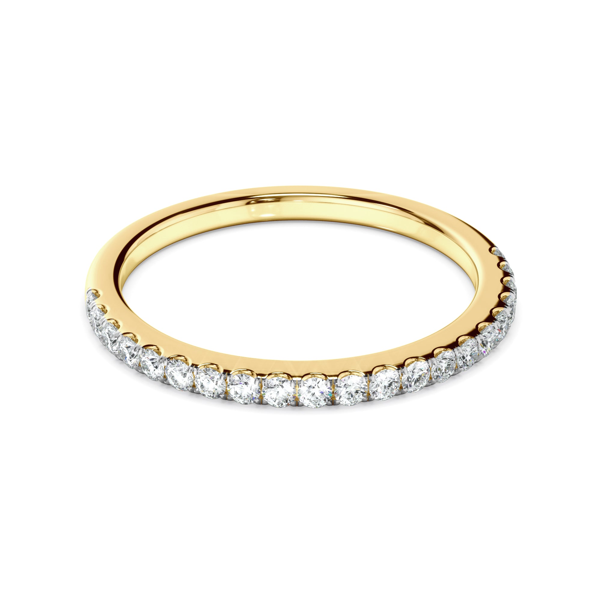 Gwen - Diamond Claw Set Wedding Ring