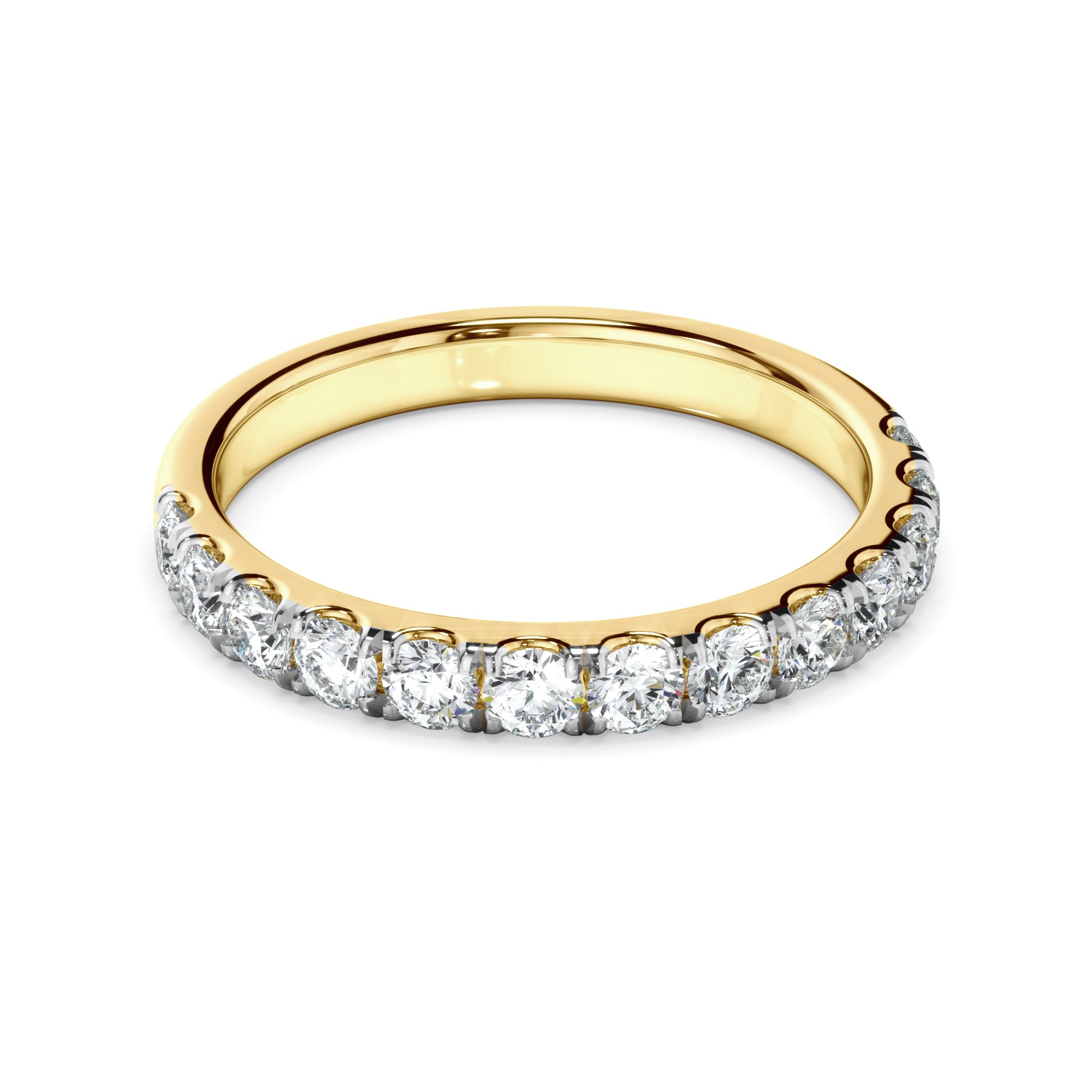 Cecilia - Diamond Claw Set Wedding Ring