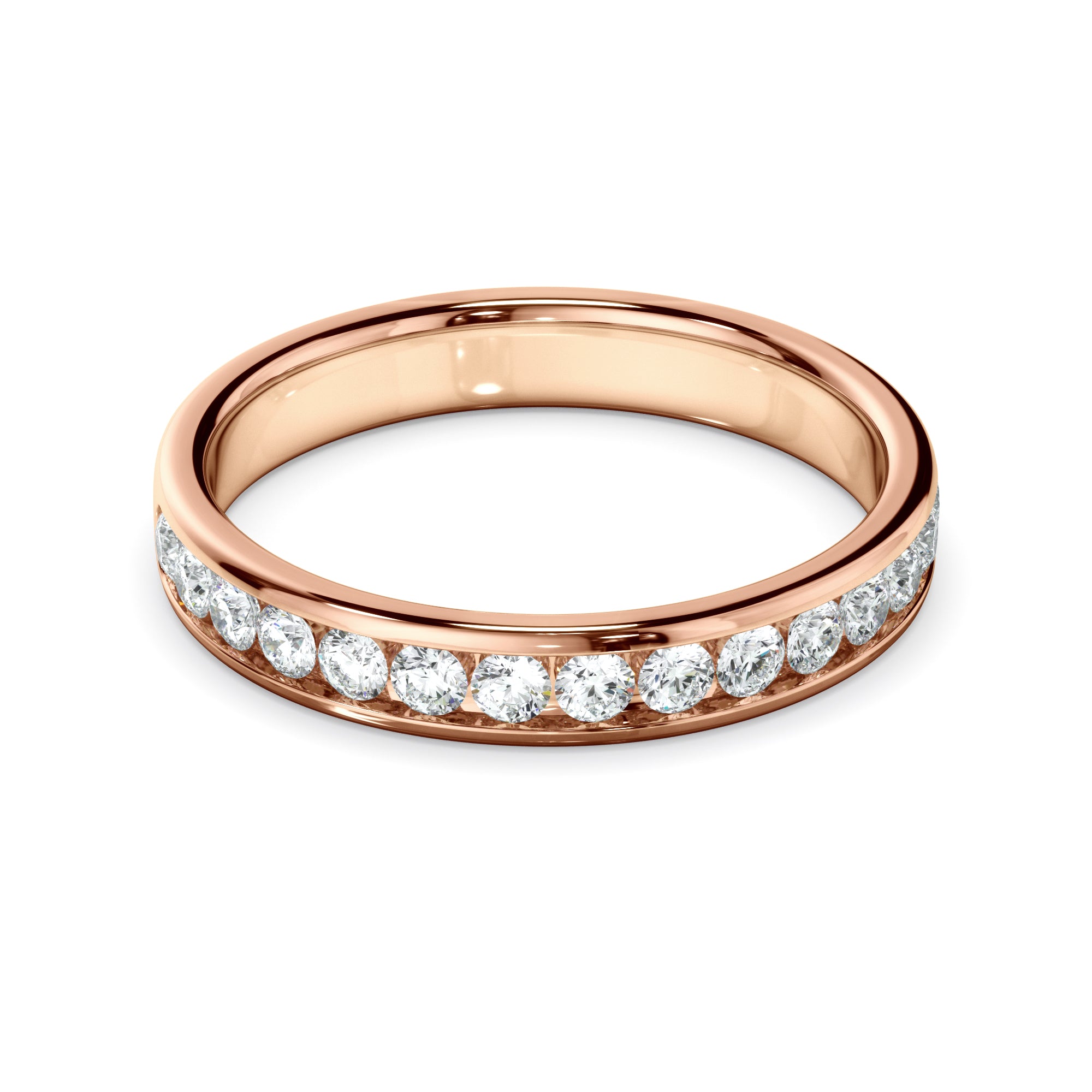 Maia - Diamond Channel Set Wedding Ring
