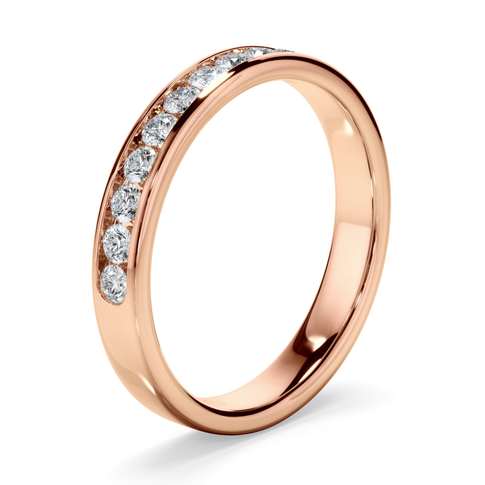 Maia - Diamond Channel Set Wedding Ring