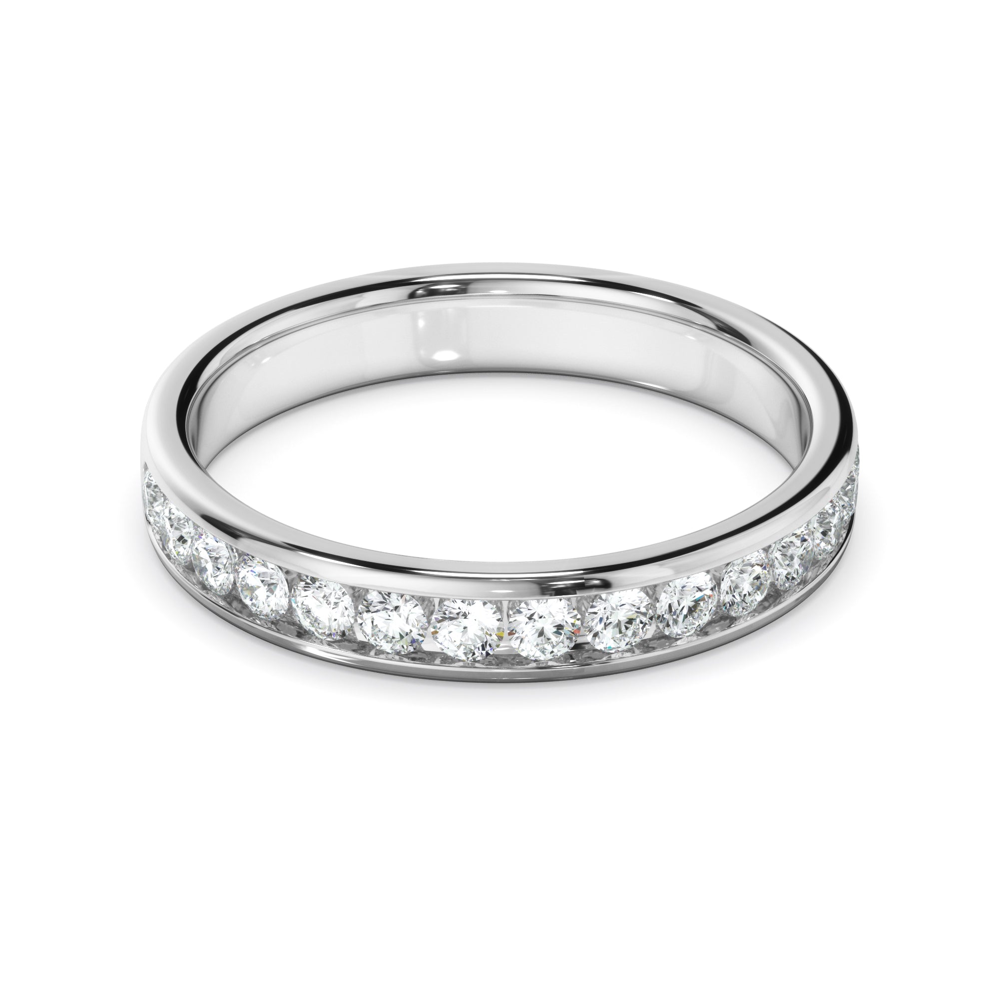 Maia - Diamond Channel Set Wedding Ring