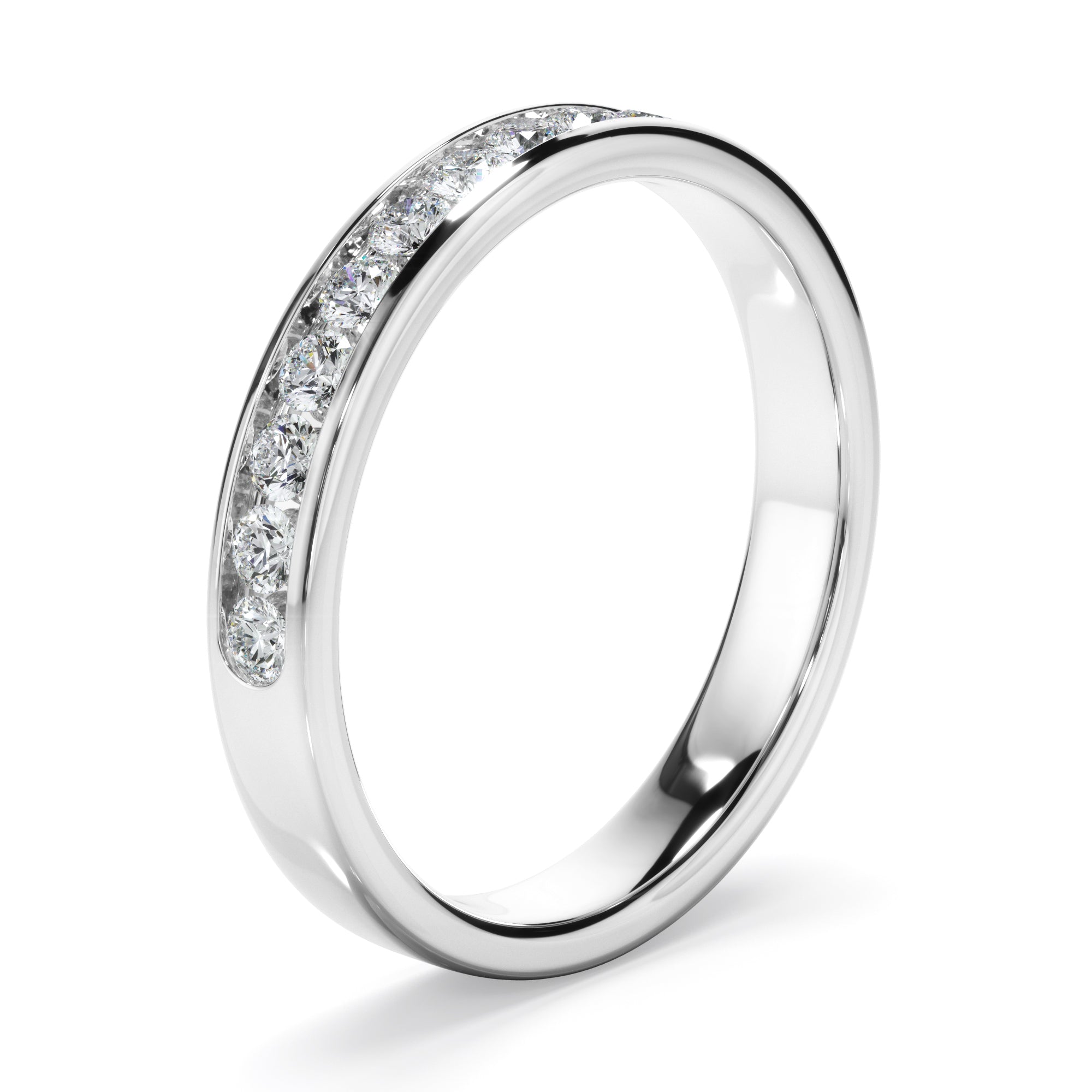 Maia - Diamond Channel Set Wedding Ring