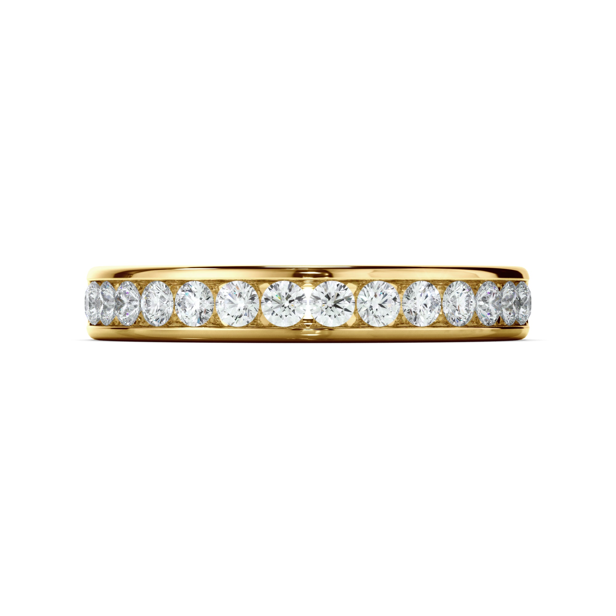 Maia - Diamond Channel Set Wedding Ring