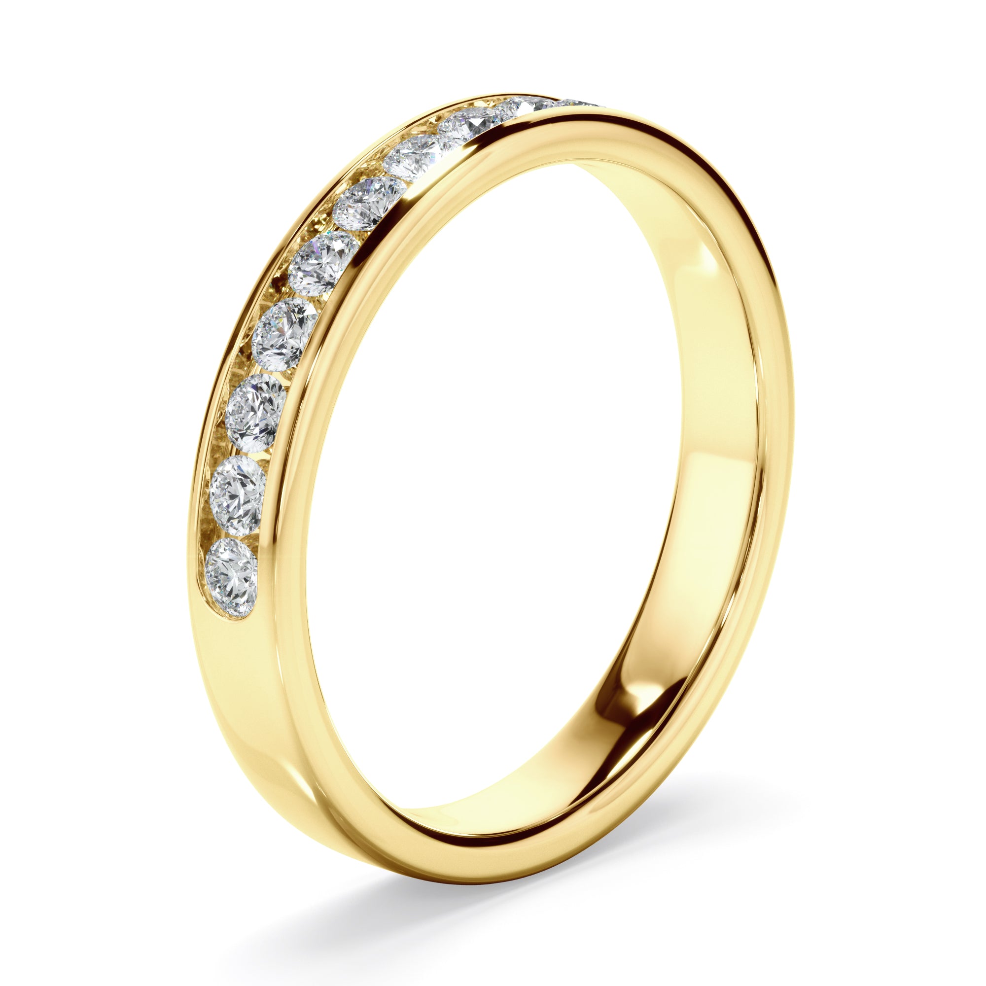 Maia - Diamond Channel Set Wedding Ring