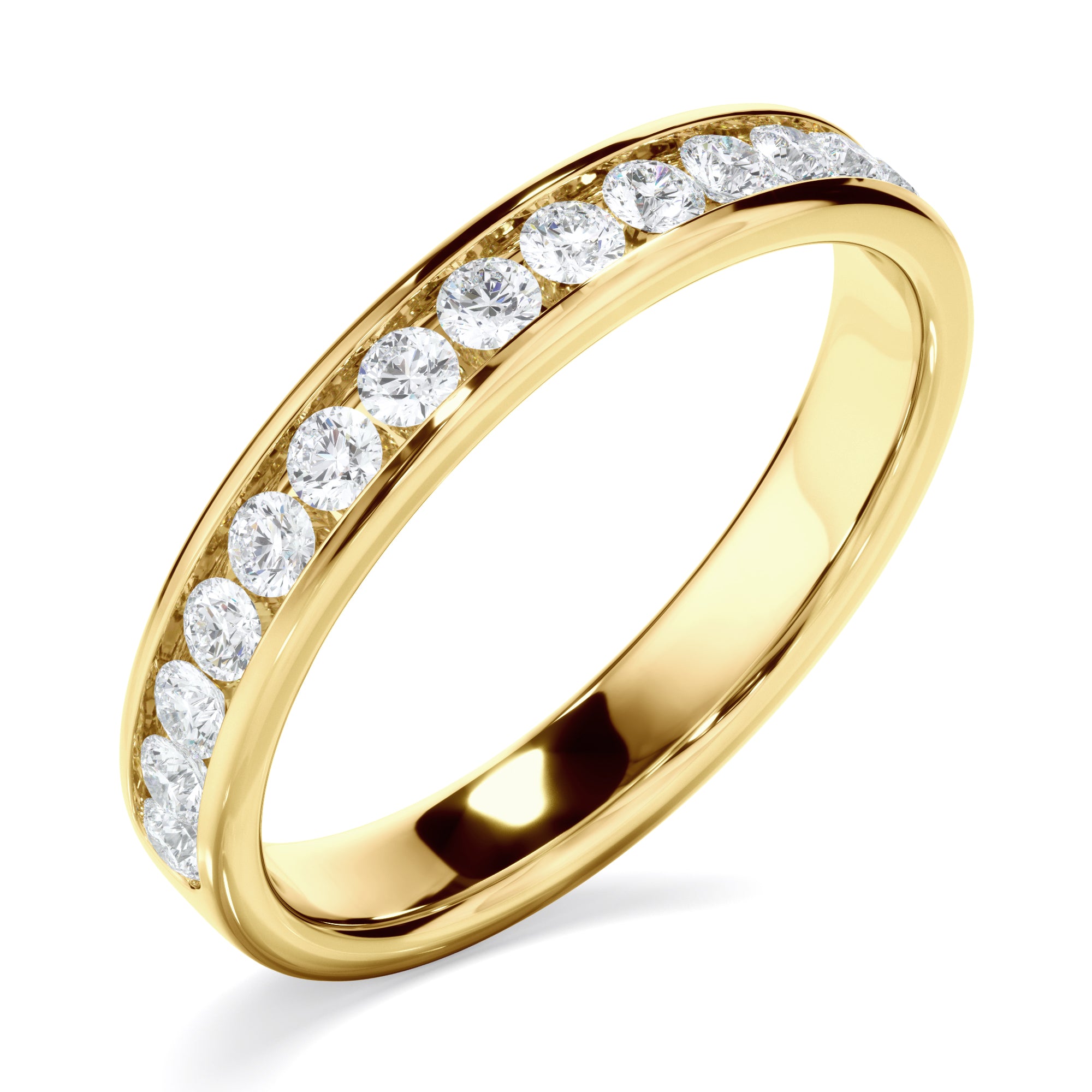 Maia - Diamond Channel Set Wedding Ring
