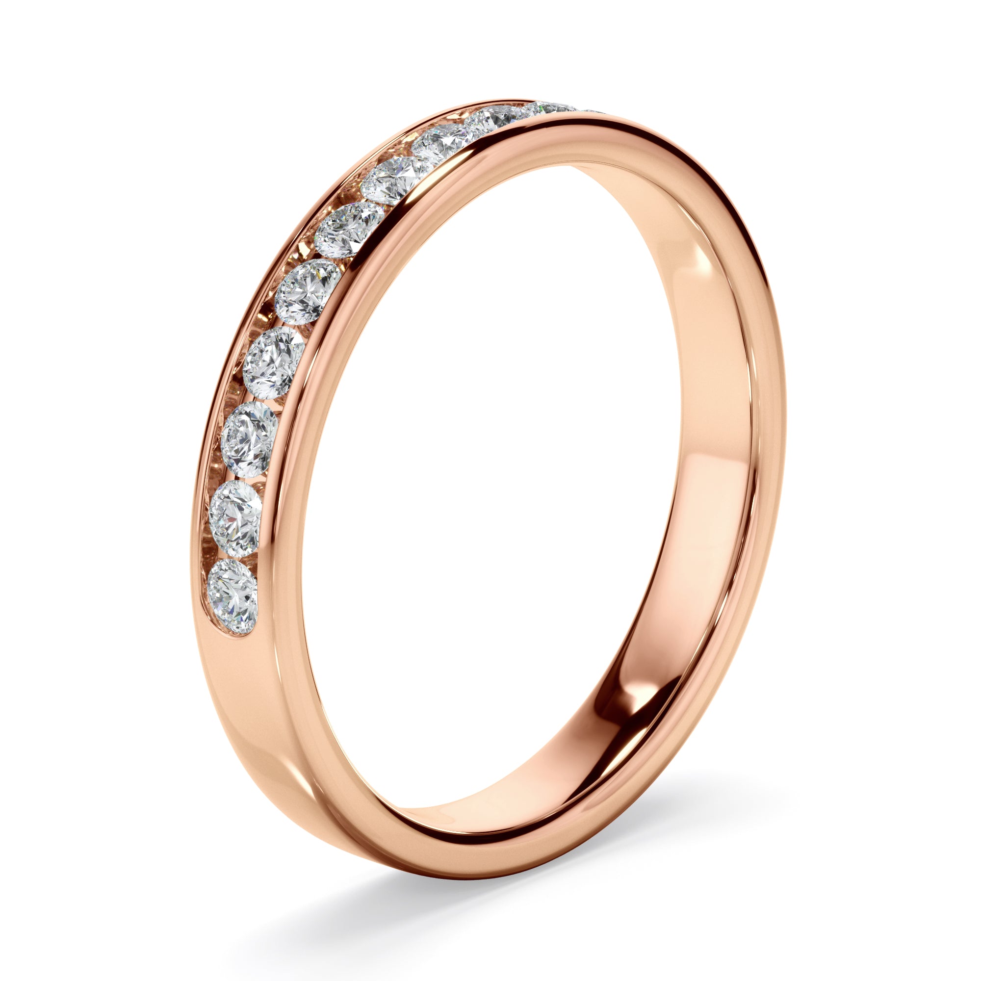 Lyra - Diamond Channel Set Wedding Ring