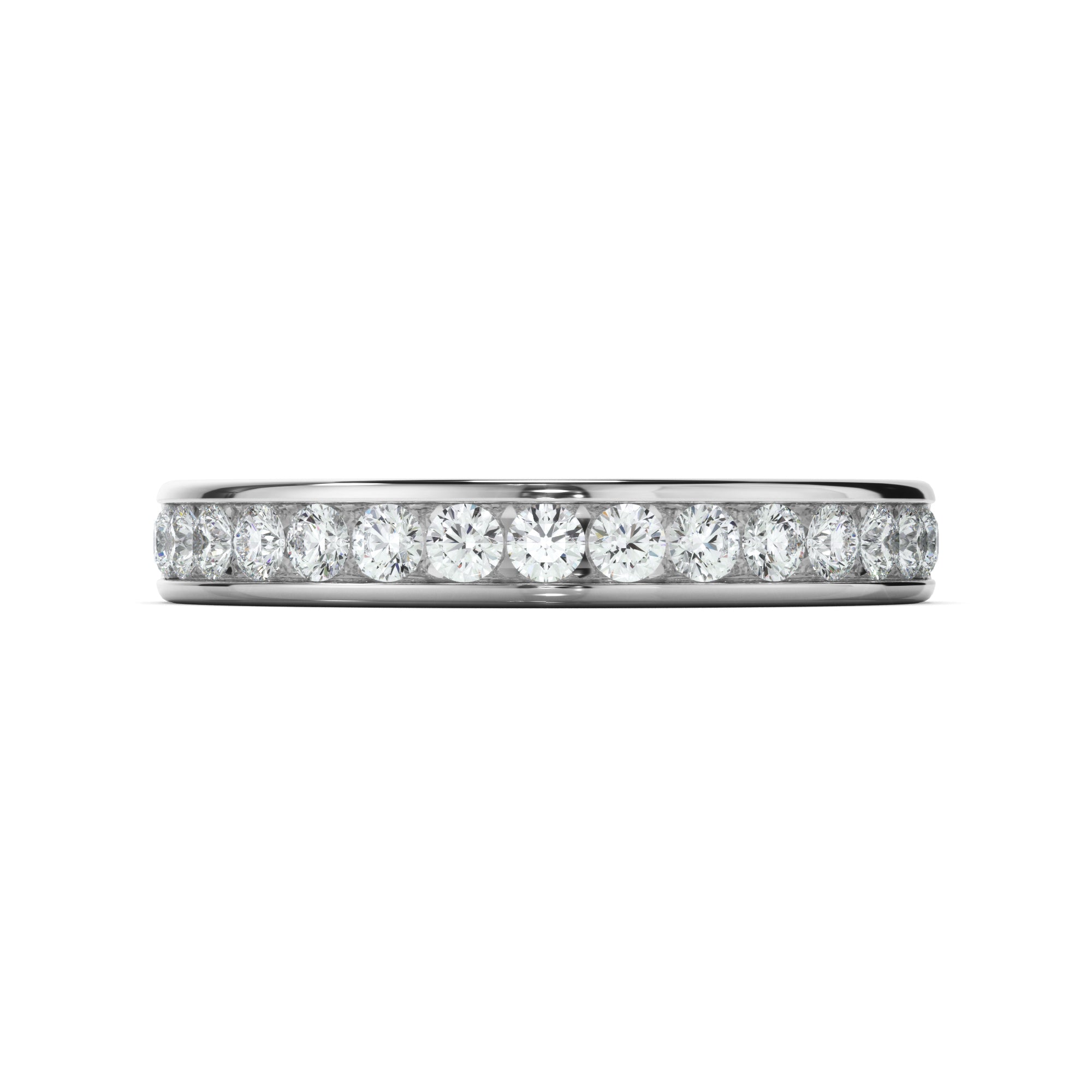 Lyra - Diamond Channel Set Wedding Ring