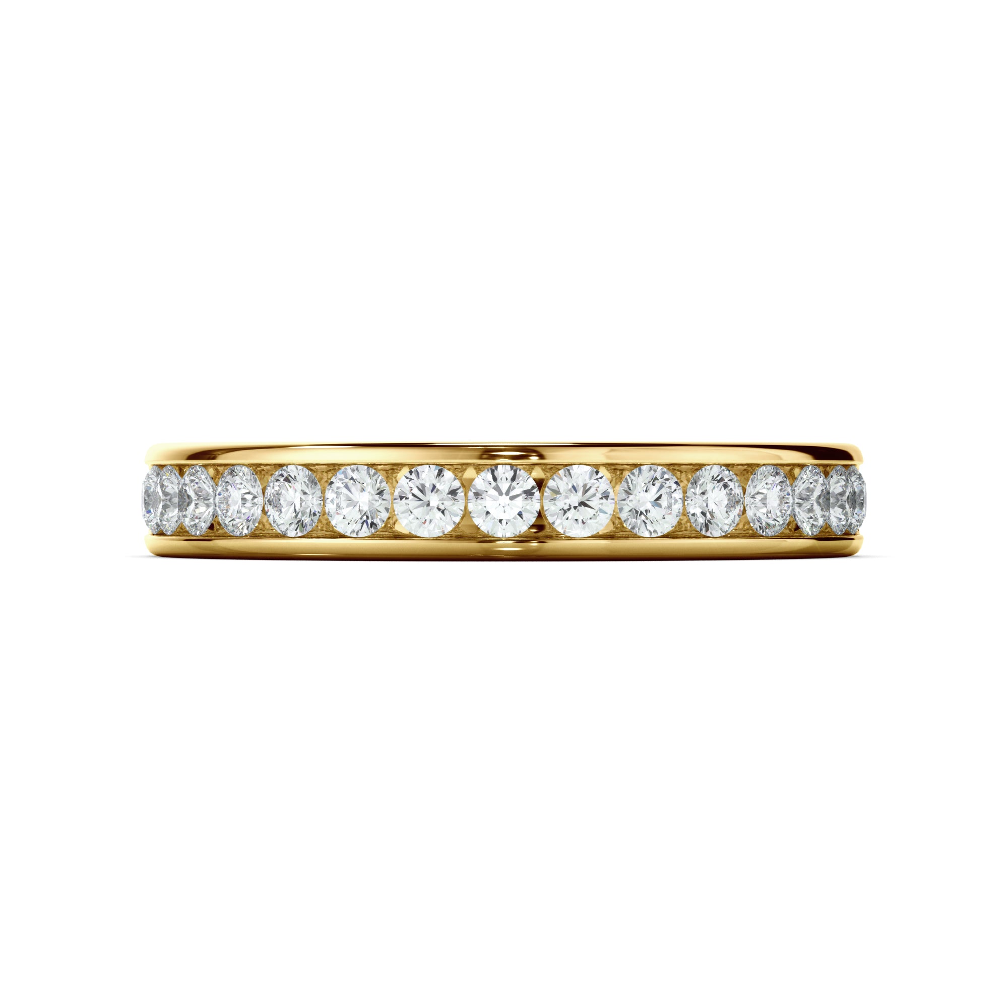 Lyra - Diamond Channel Set Wedding Ring