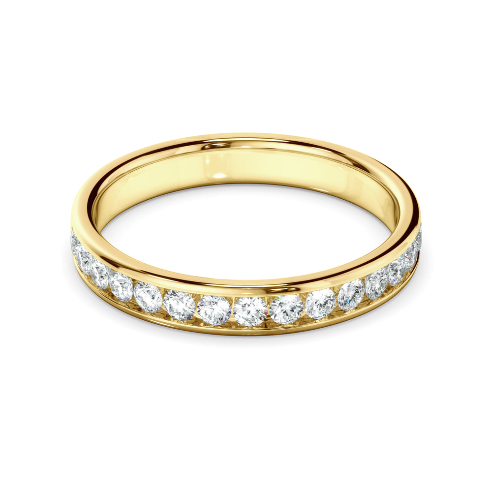 Lyra - Diamond Channel Set Wedding Ring