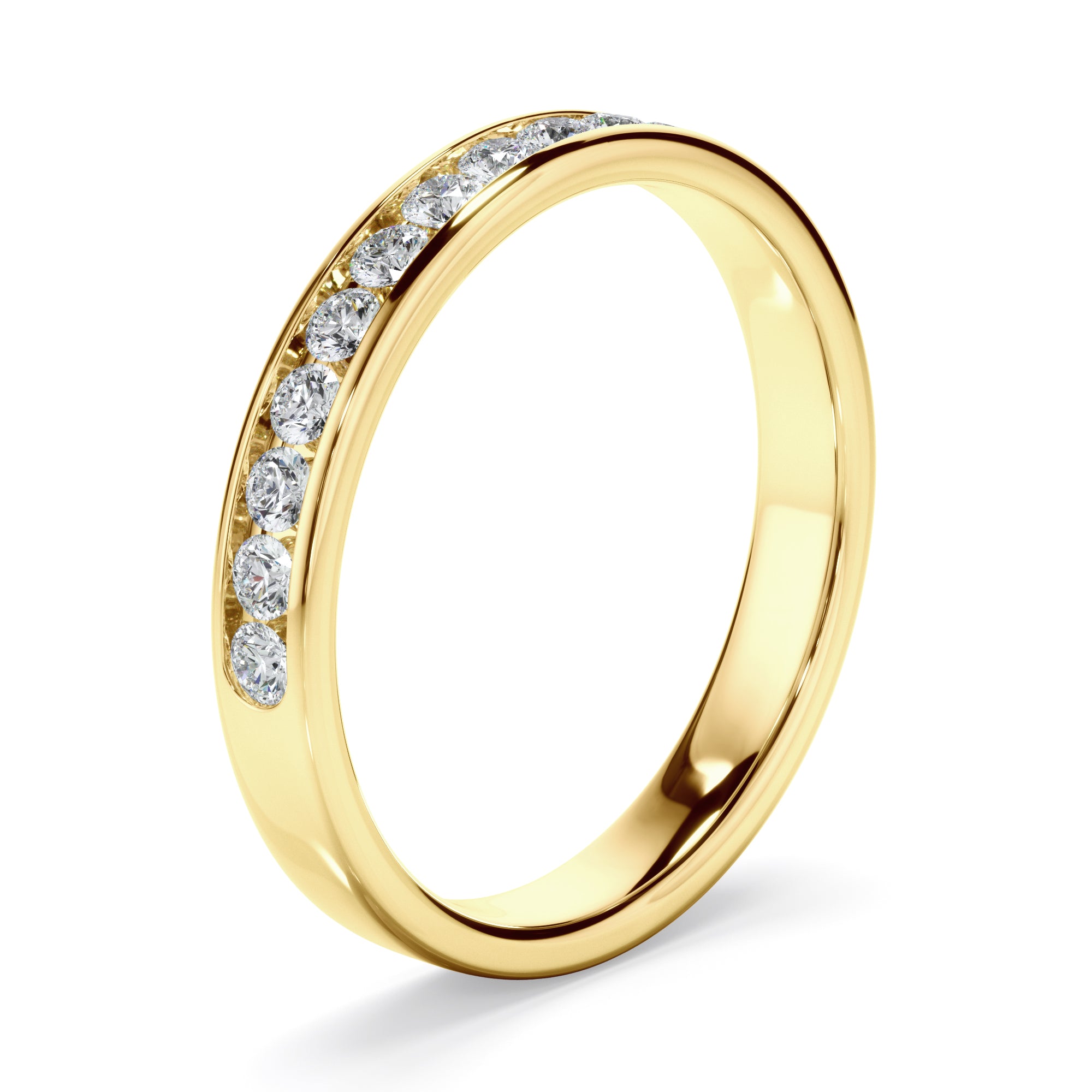 Lyra - Diamond Channel Set Wedding Ring