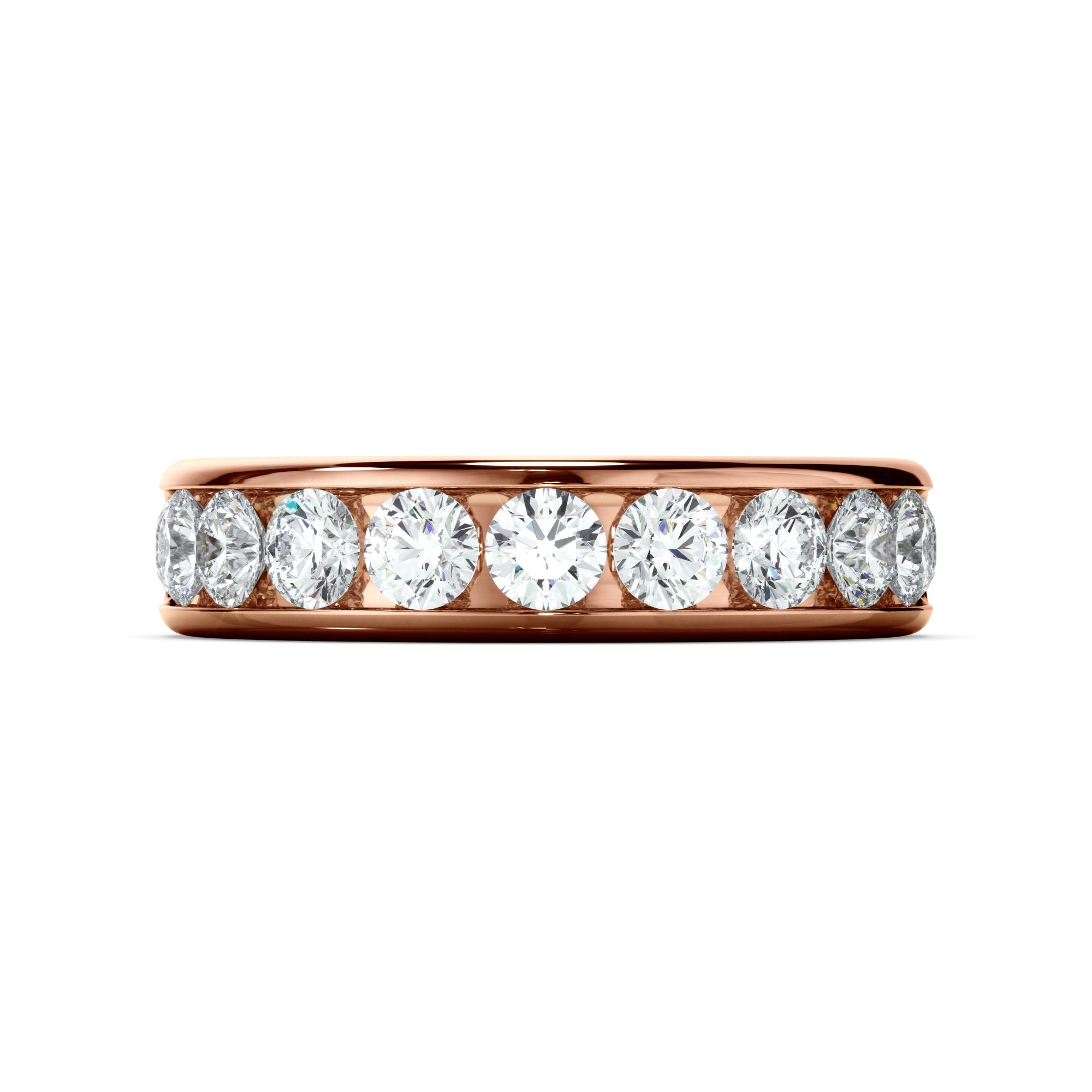 Benedetta - Diamond Channel Set Wedding Ring