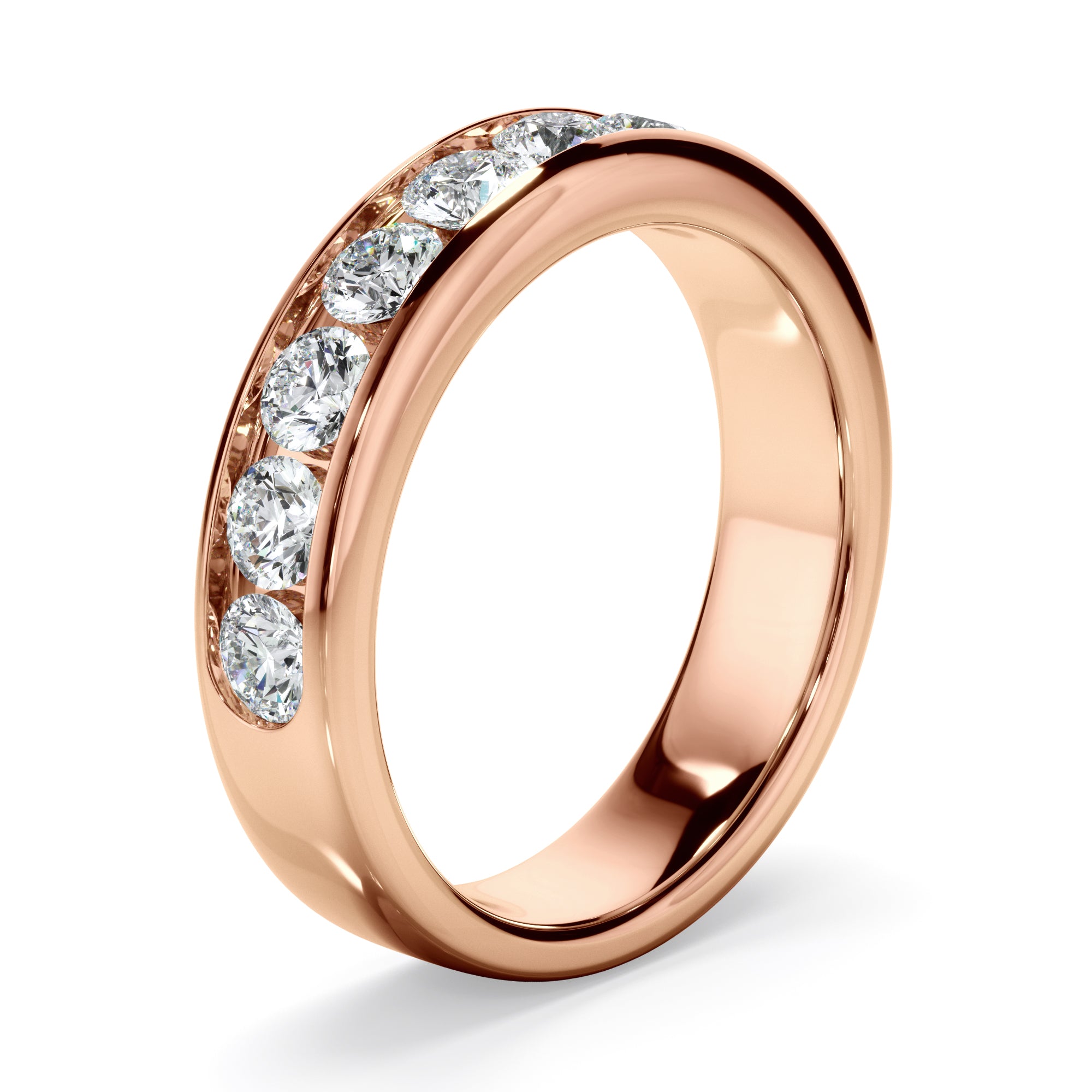 Benedetta - Diamond Channel Set Wedding Ring