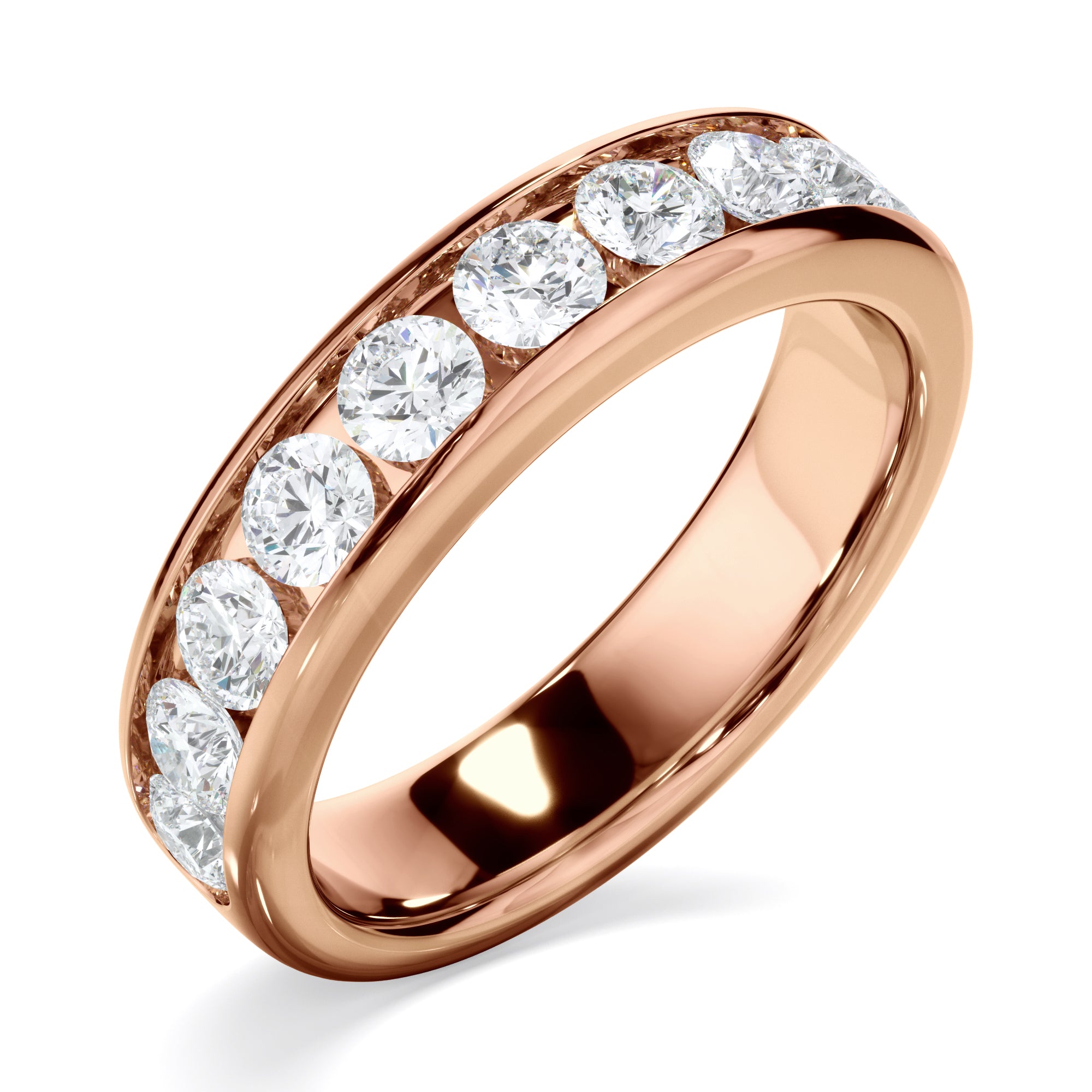 Benedetta - Diamond Channel Set Wedding Ring