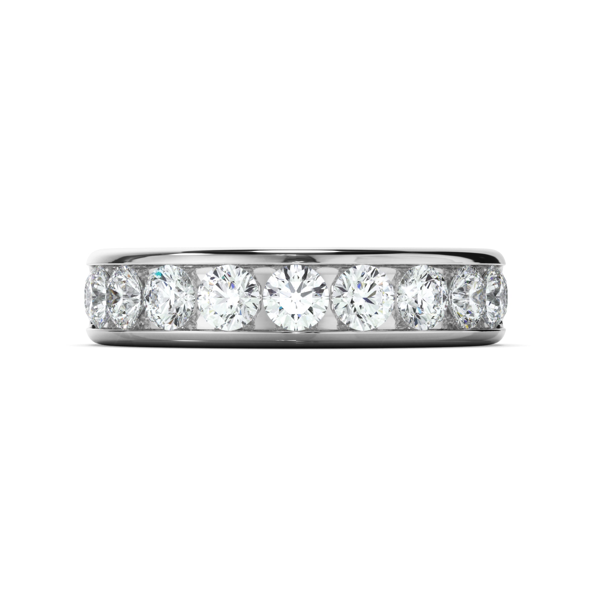 Benedetta - Diamond Channel Set Wedding Ring