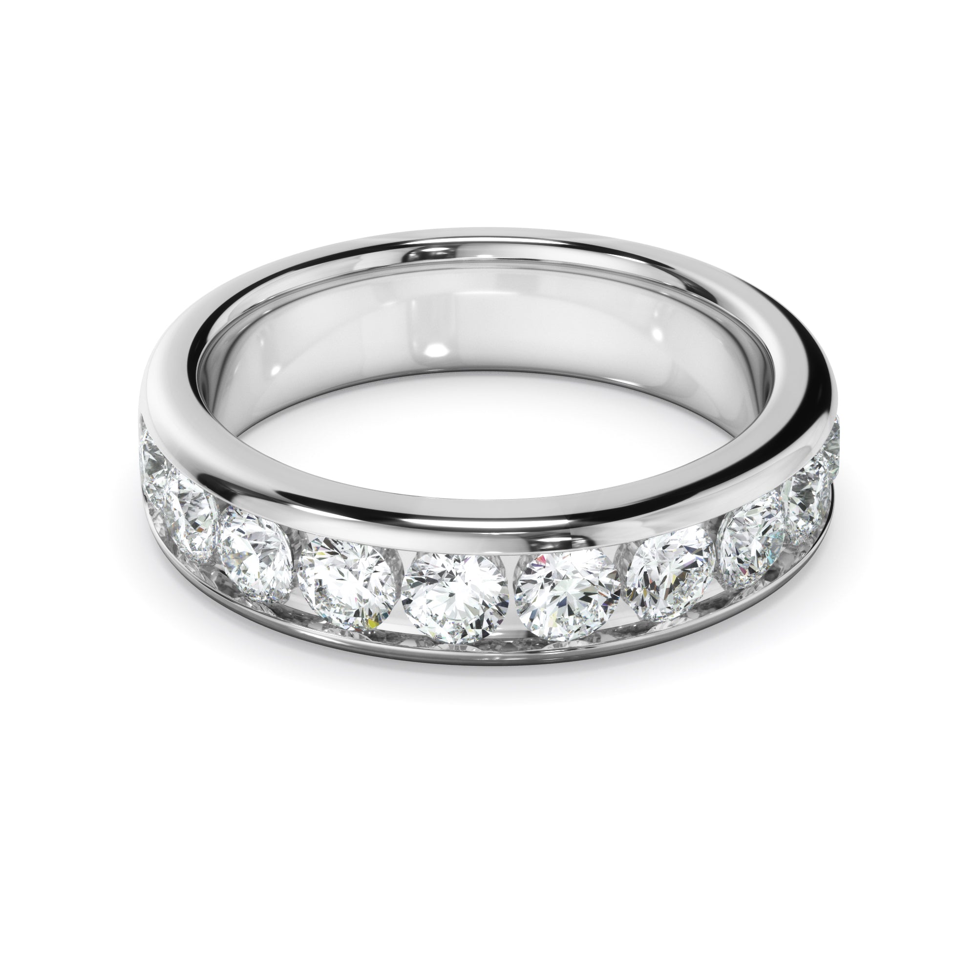 Benedetta - Diamond Channel Set Wedding Ring