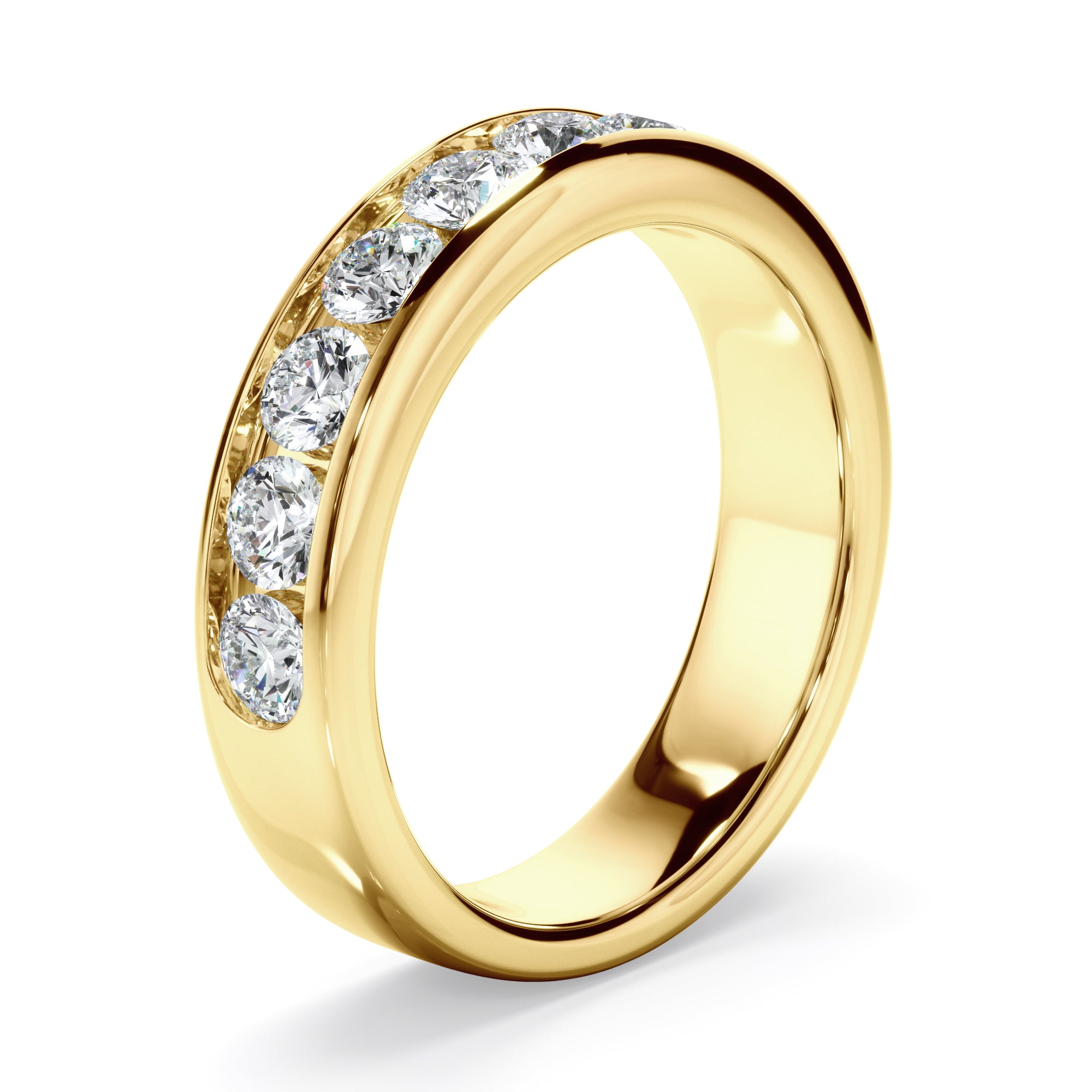 Benedetta - Diamond Channel Set Wedding Ring