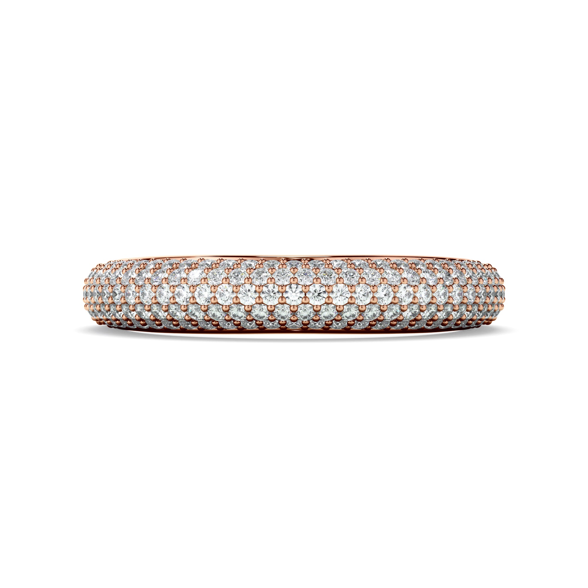 Amalia - Diamond Multi Pave Wedding Ring