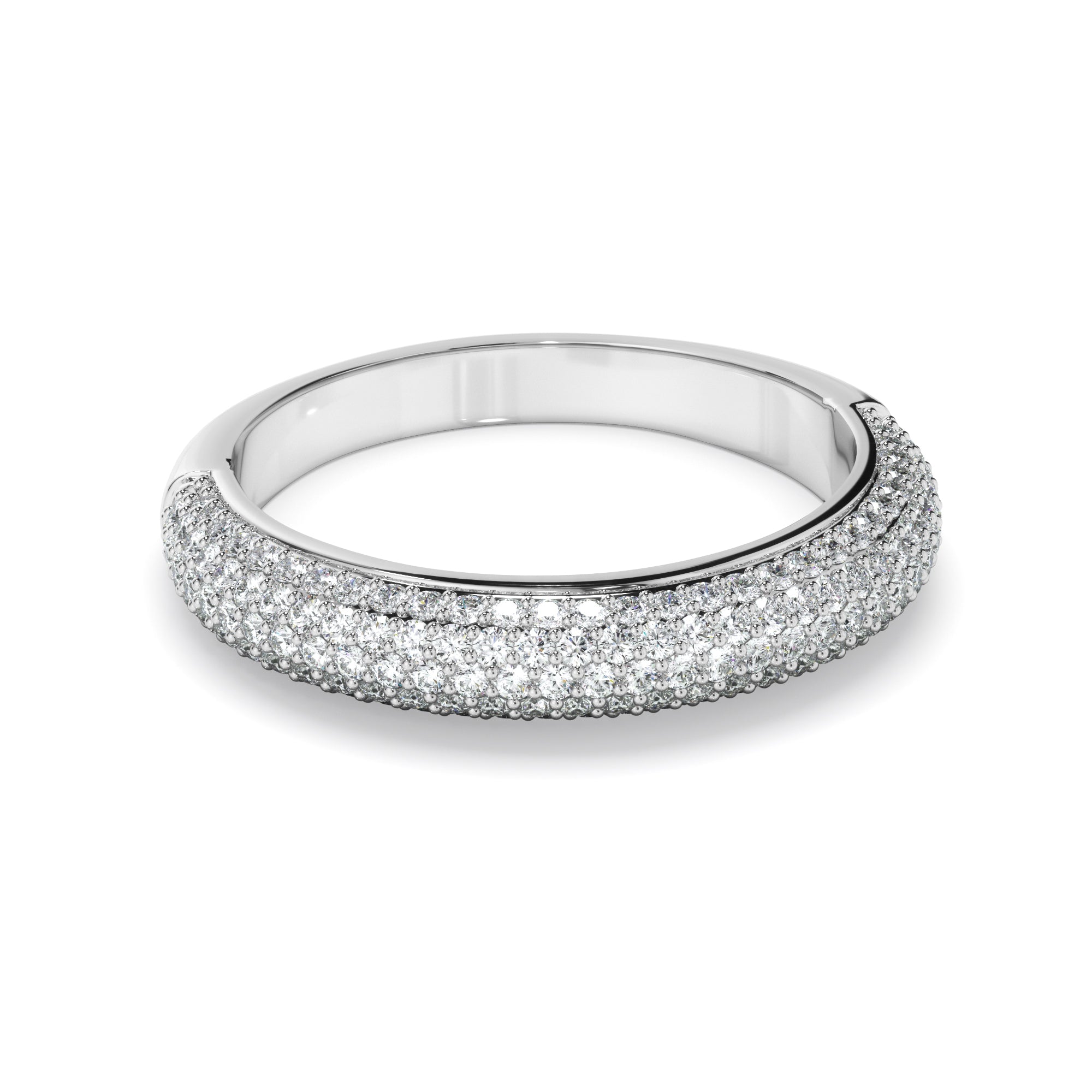 Amalia - Diamond Multi Pave Wedding Ring