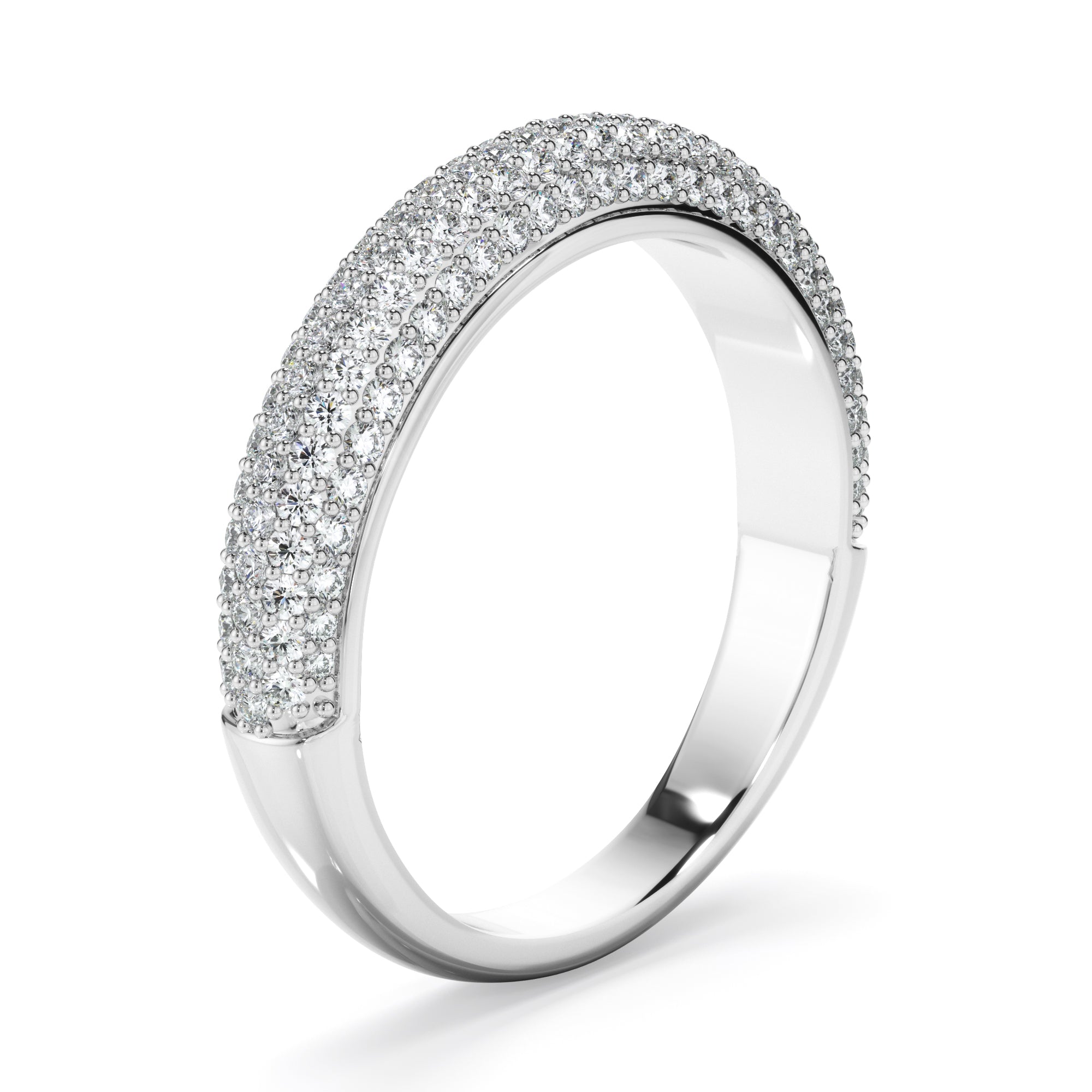 Amalia - Diamond Multi Pave Wedding Ring
