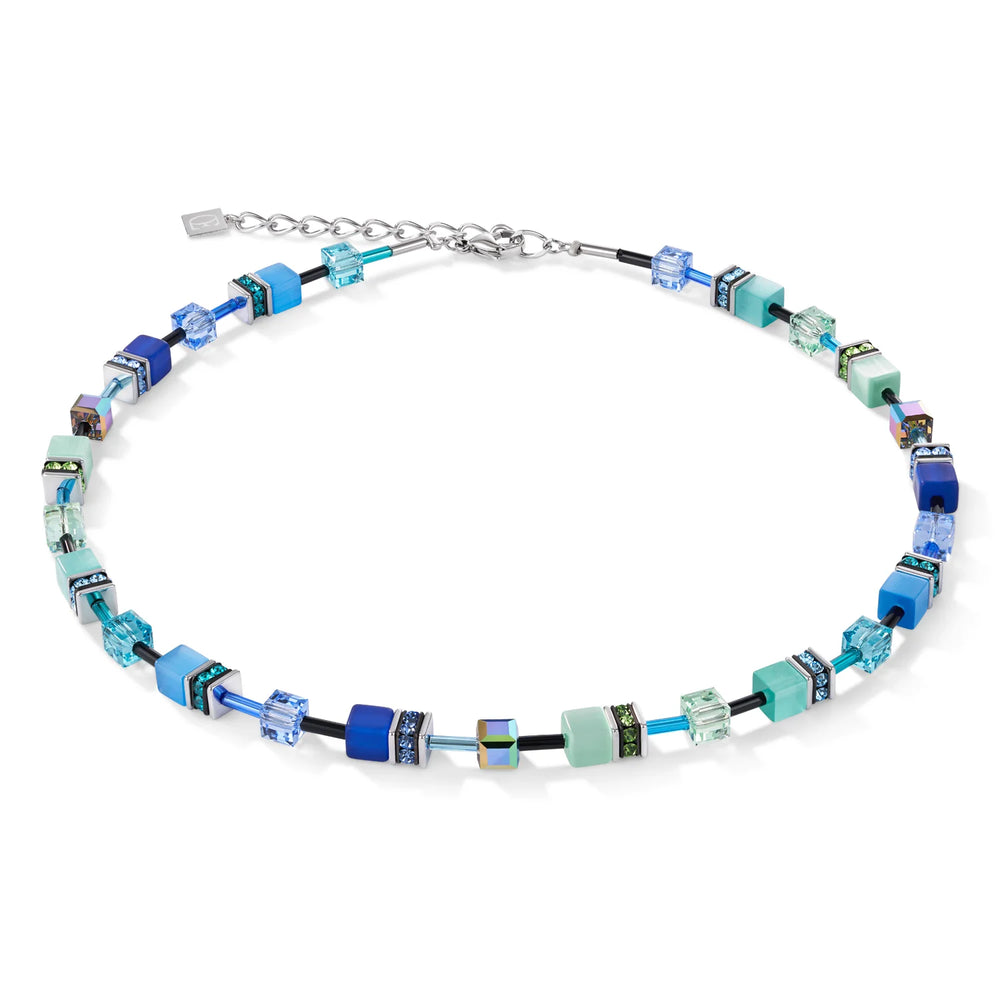 Coeur De Lion - GeoCube OCEANNA Blue Necklace