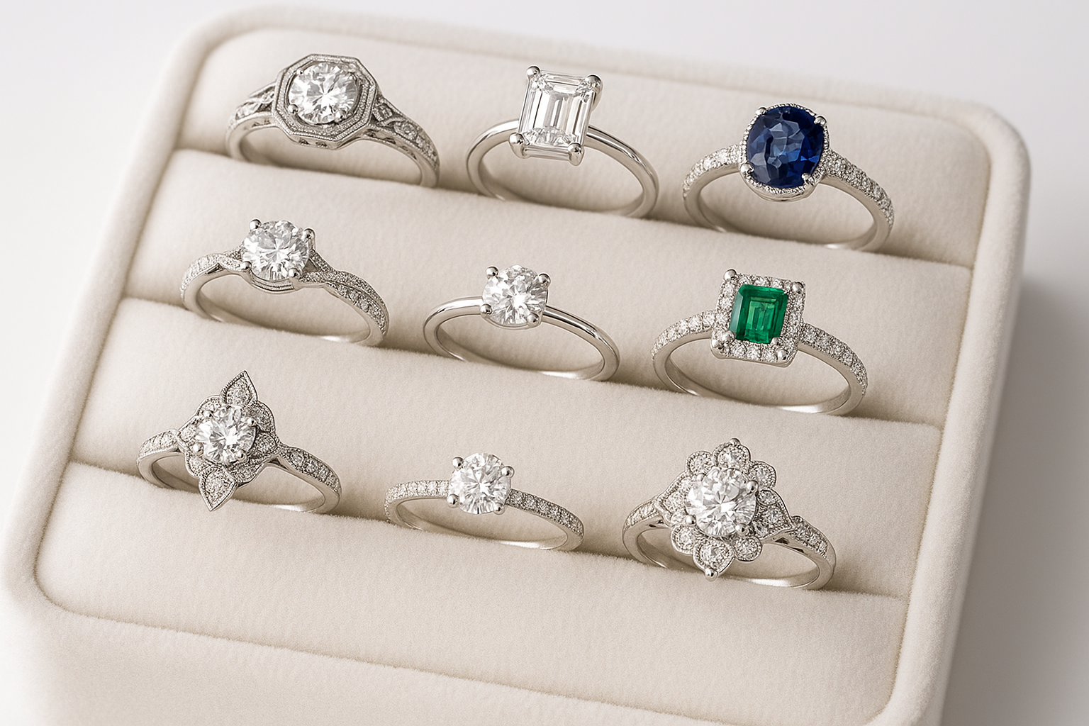 custom design engagement rings