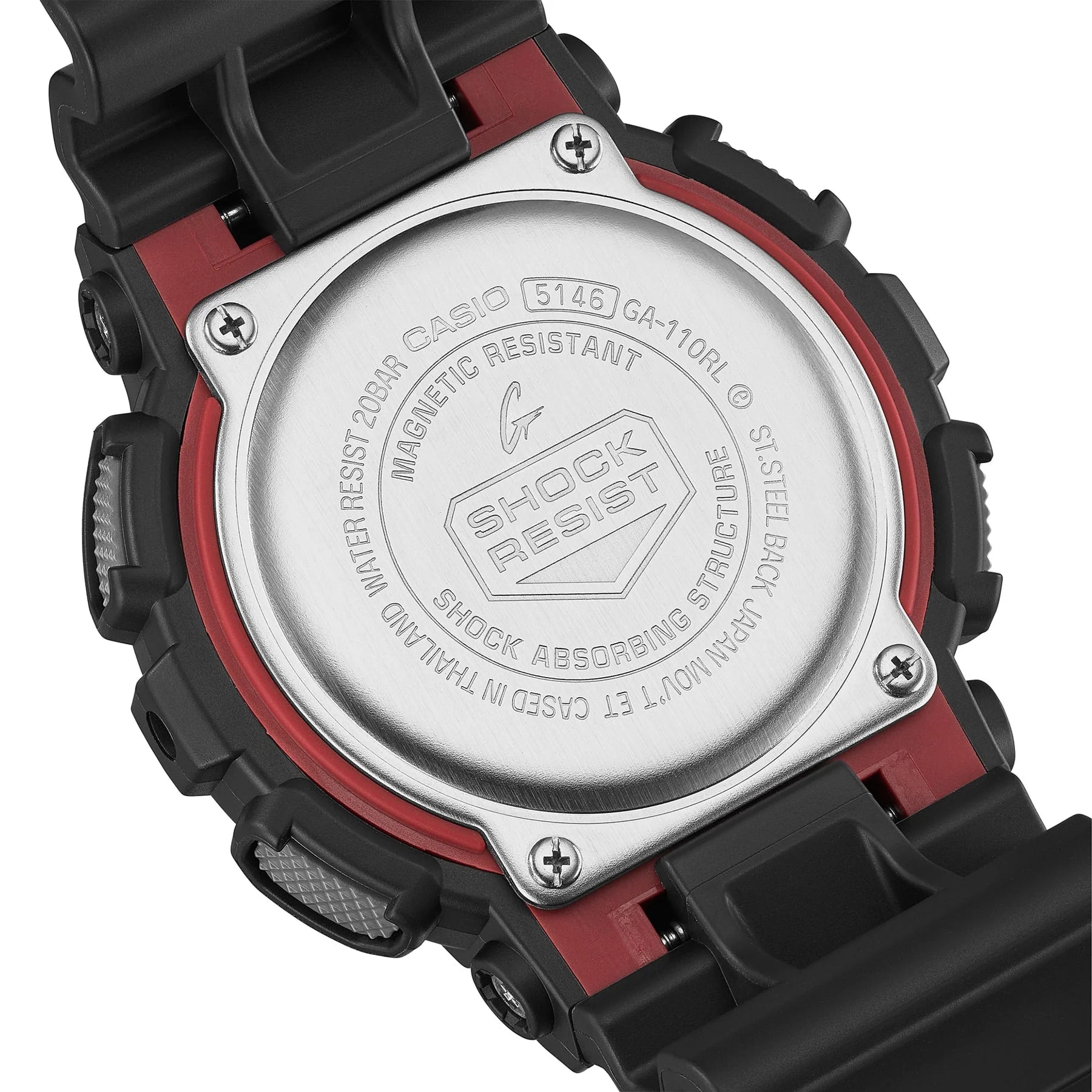 Casio G-Shock Black Analogue Digital Mens Watch