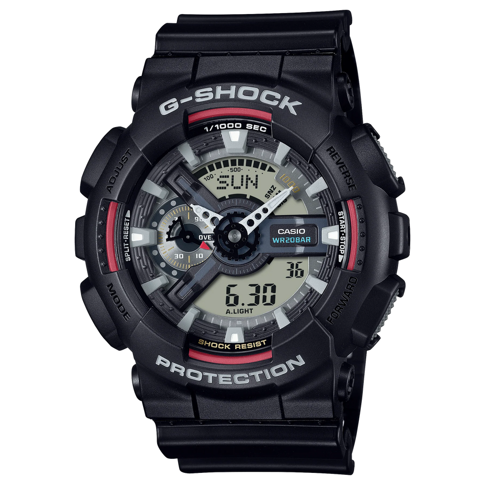 Casio G-Shock Black Analogue Digital Mens Watch