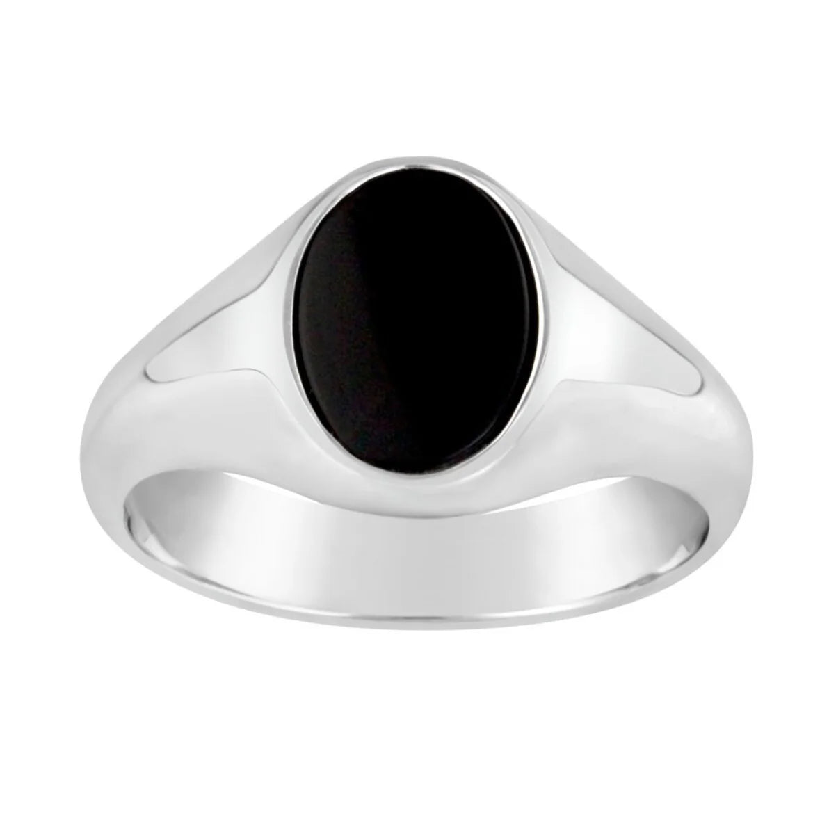 Silver Onyx Signet Ring