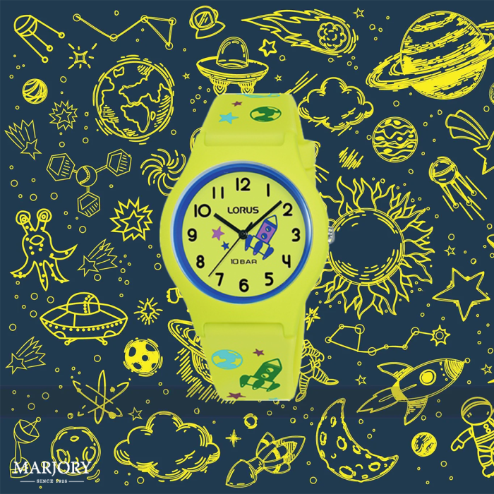 Yellow Space Children's Watch