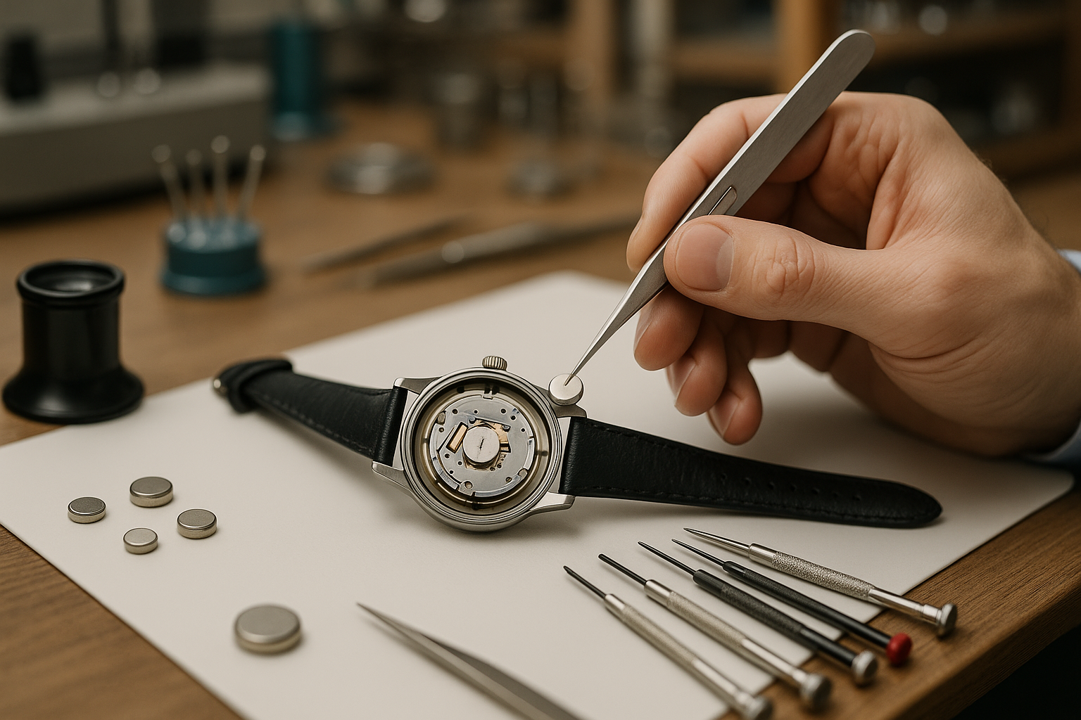 watch battery replacement and repair