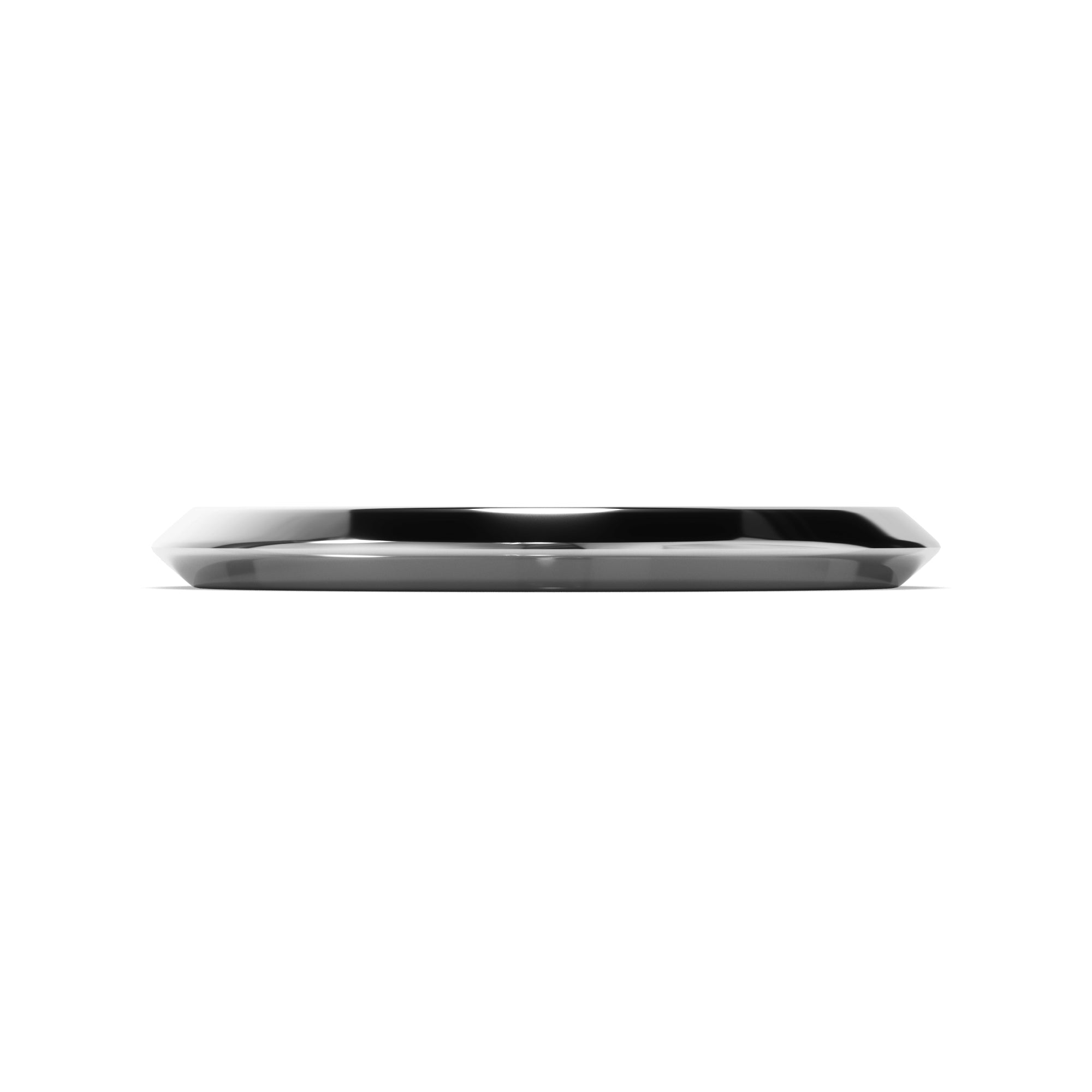 May - Plain Knife Edge Wedding Ring