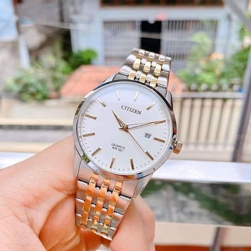 Citizen Mens Two-Tone Dress Watch Cream Dial