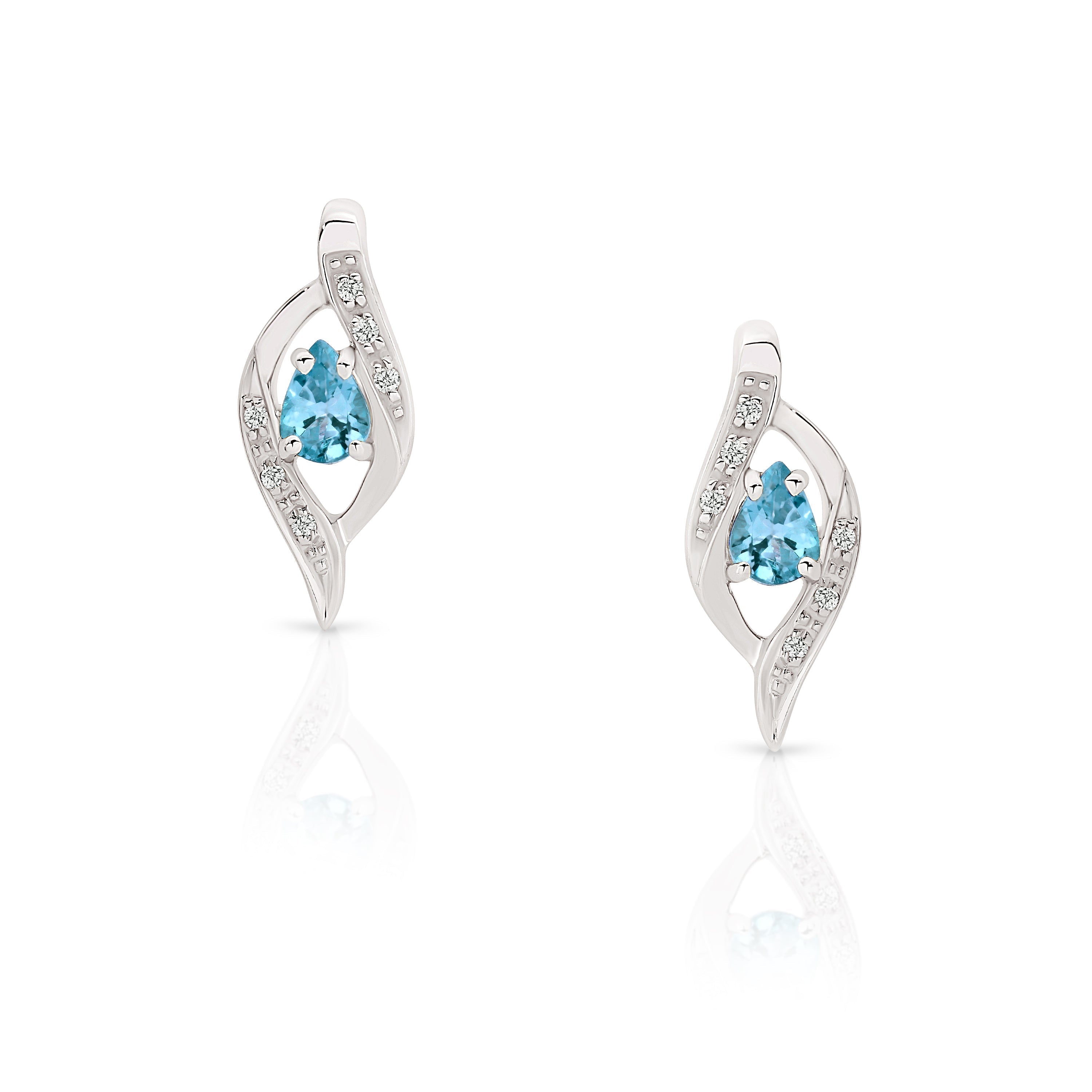 Flame Diamond Studs